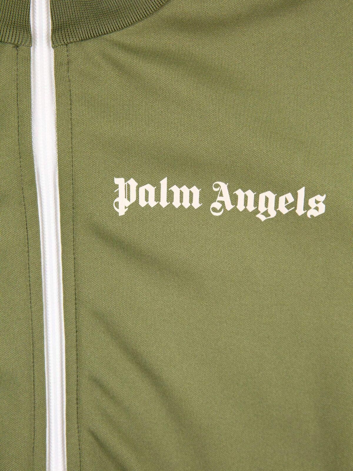 Palm Angels Palm Angels Mens Military White Track Jacket Small Green Size US S / EU 44-46 / 1 - 3 Thumbnail