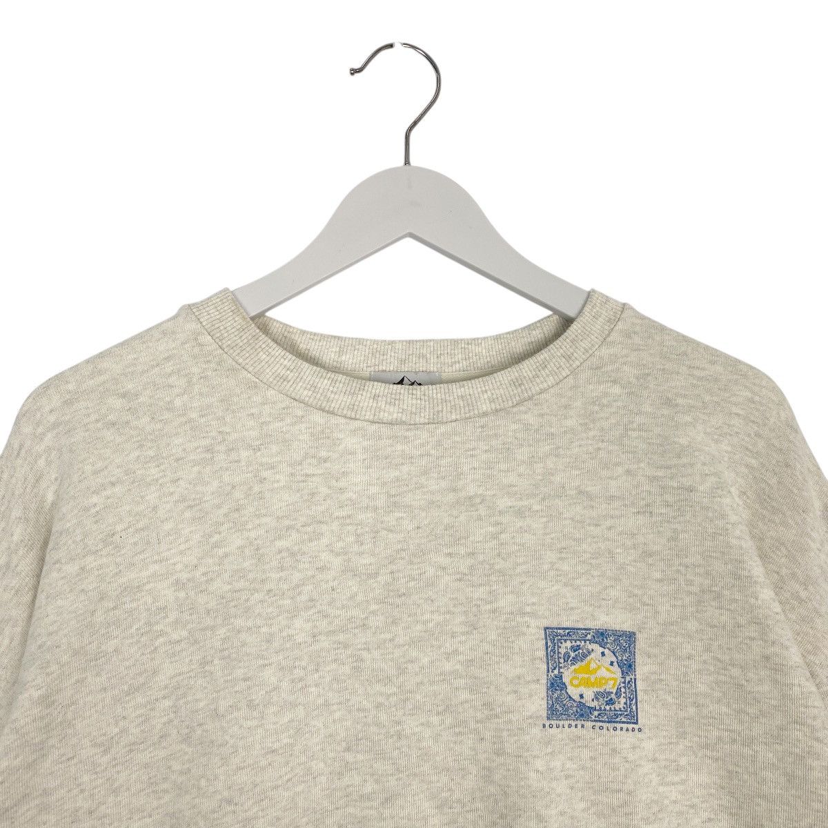 Vintage Vintage Camp7 Sweatshirt Crewneck Big Logo Back Hit Gray Size US M / EU 48-50 / 2 - 8 Thumbnail
