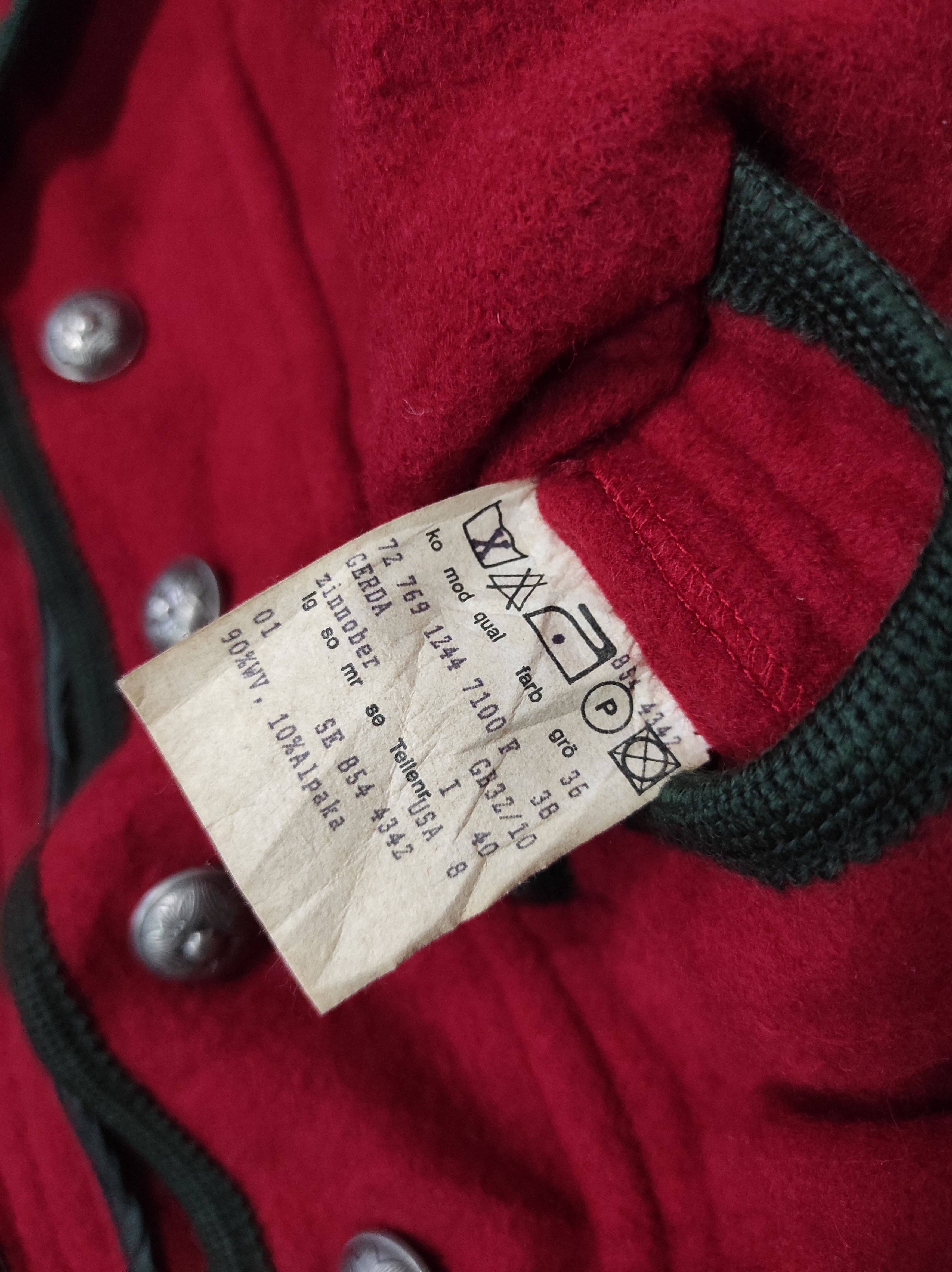 Schneiders × Vintage SCHNEIDERS SALZBURG SCHURWOLLE WOOL CARDIGAN JACKET Size M / US 6-8 / IT 42-44 - 8 Thumbnail