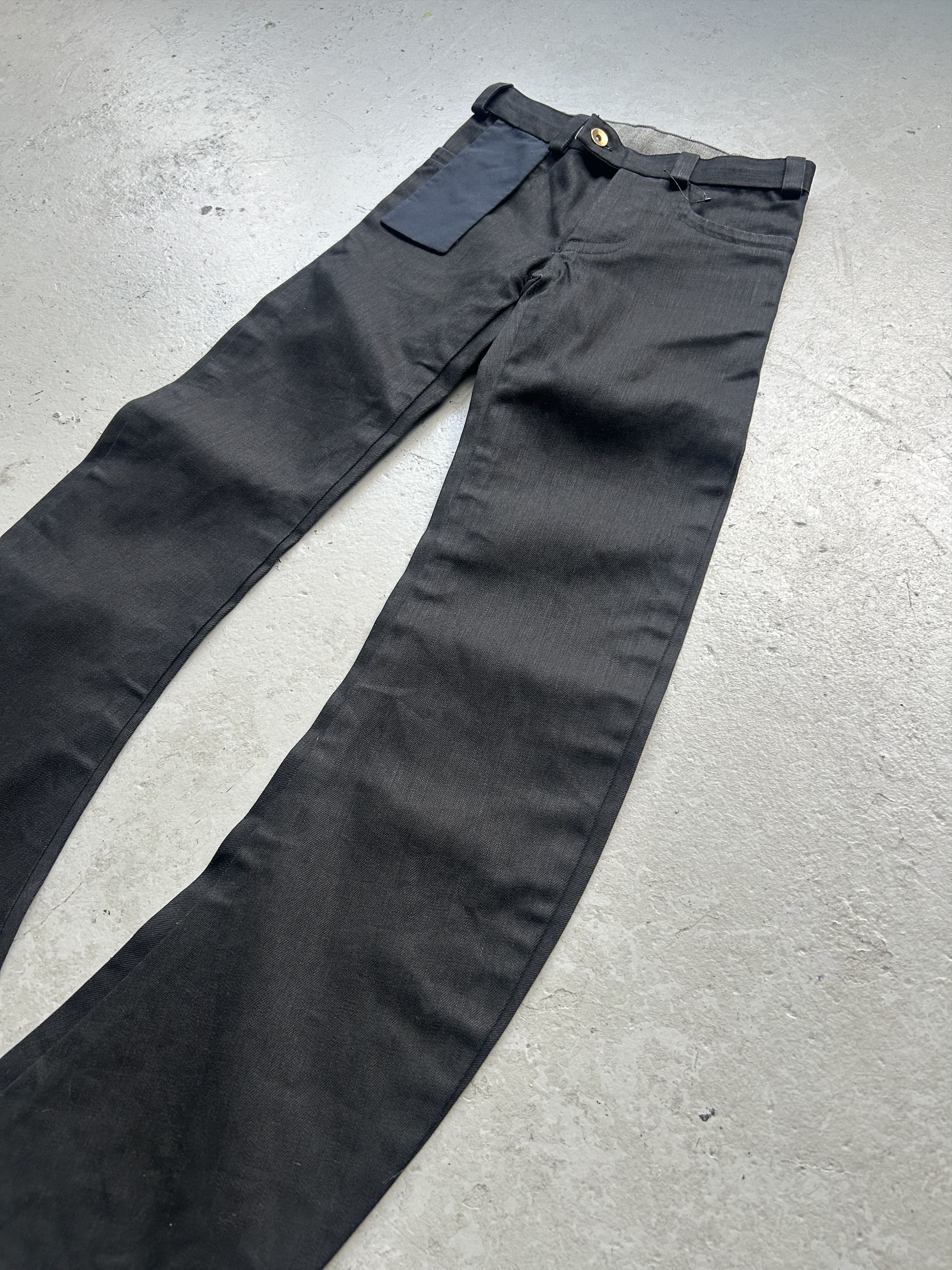 Denis Simachev Denis Simachev Black J Cut Denim Size US 28 / EU 44 - 2 Thumbnail