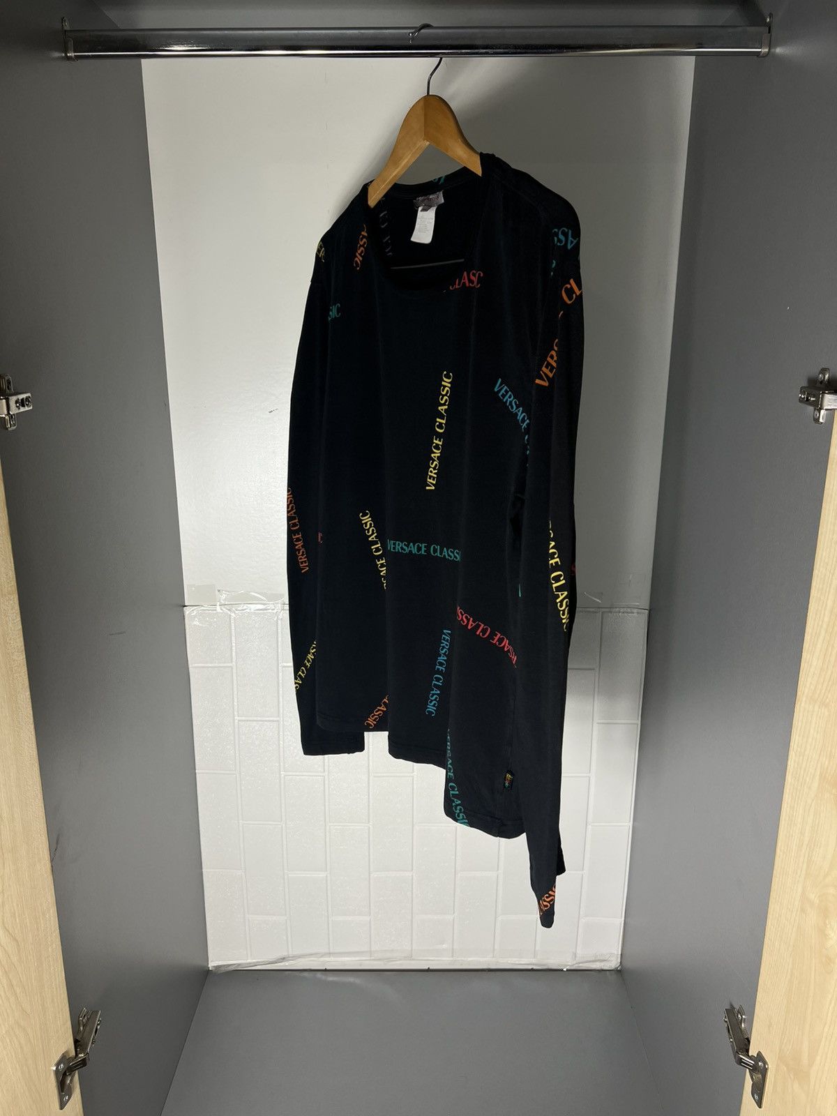 Versace VINTAGE VERSACE CLASSIC ITALIAN DESIGNER RETRO MONOGRAM 90s Size US XL / EU 56 / 4 - 13 Thumbnail