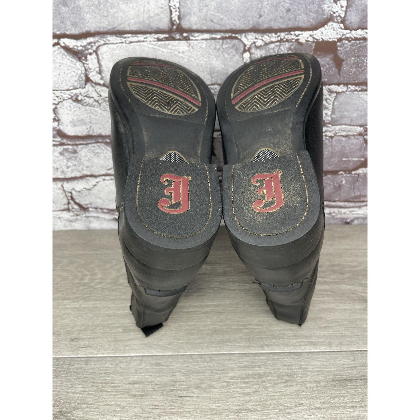 Justin Justin Black Leather Front Zip Jodhpur Cap Toe Boots Women S Size US 7 / IT 37 - 8 Thumbnail