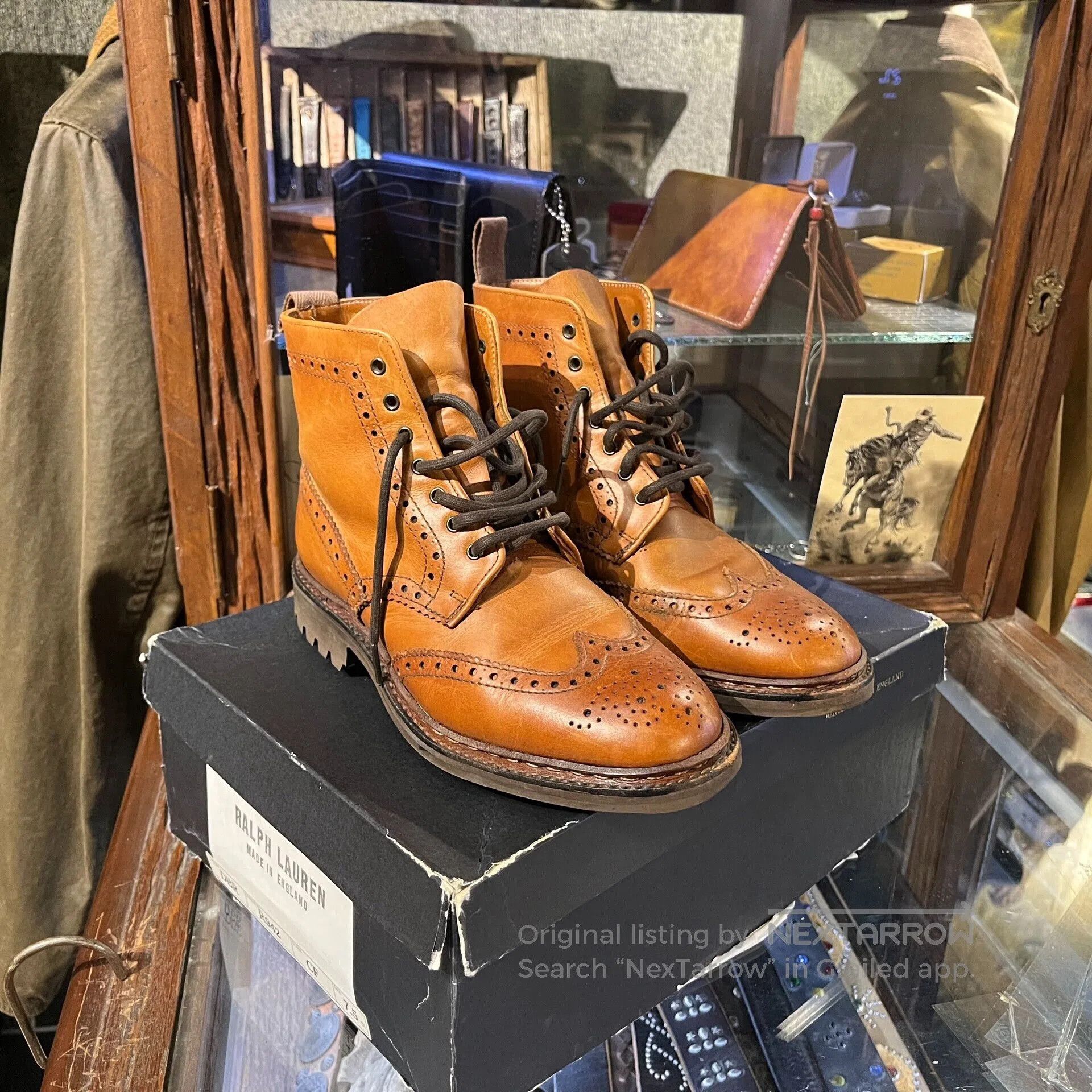 RRL Ralph Lauren ralph lauren double rl vintage brown boots. Size US 7.5 / EU 40-41 - 1 Thumbnail