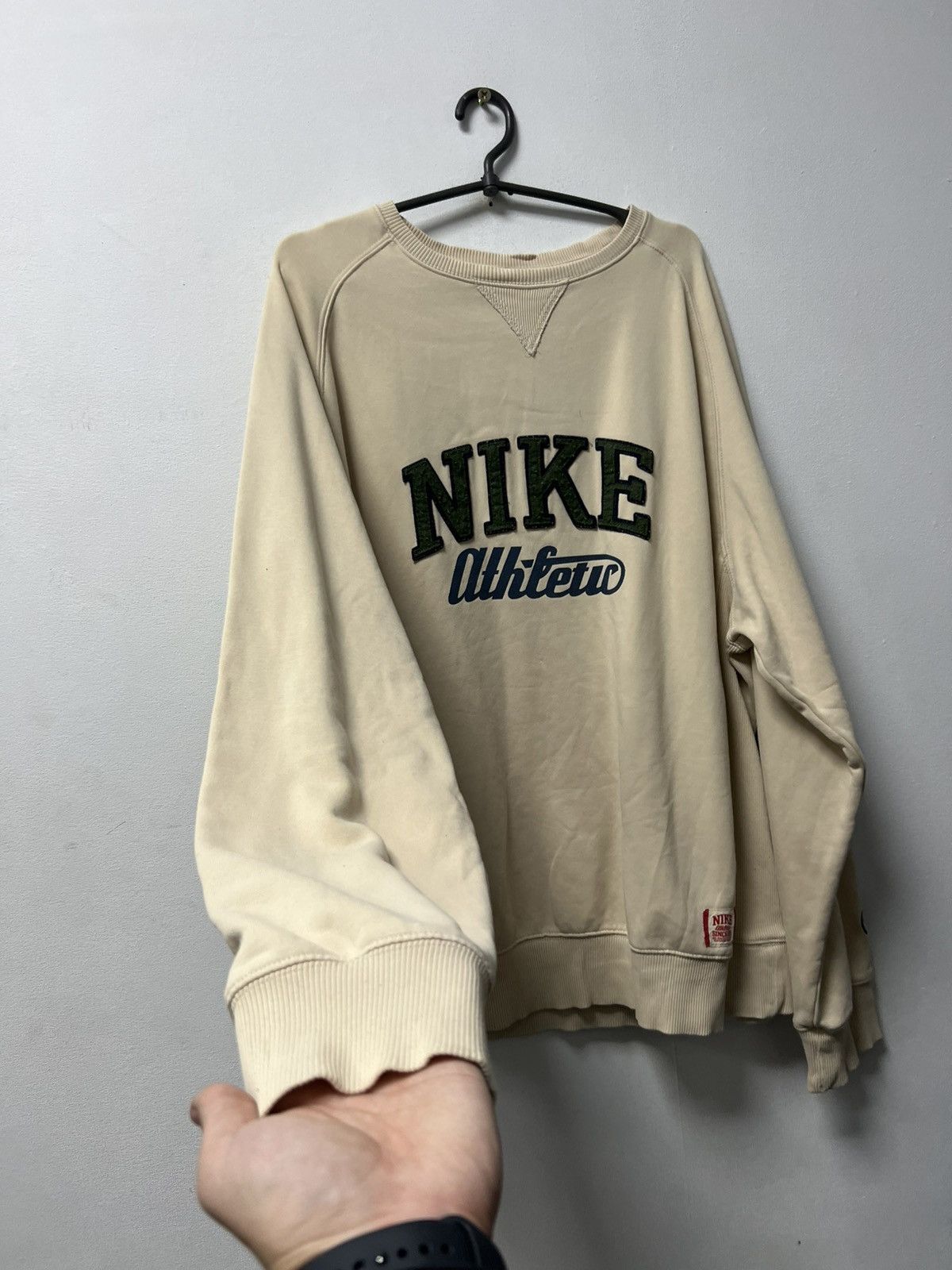 Nike Vintage Nike Athletic sweatshirt size XL logo drill Y2K Size US XL / EU 56 / 4 - 5 Thumbnail
