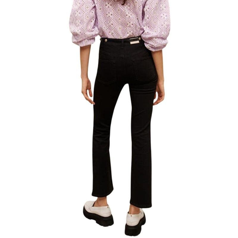 Maje MAJE Passion Double Pocket Black Jeans Cropped | Size 28 Size 28" / US 6 / IT 42 - 5 Thumbnail