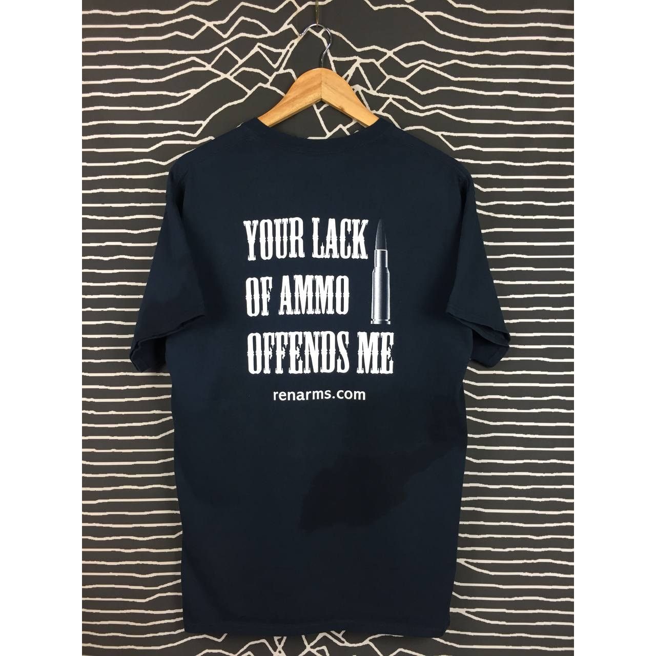 Gildan Renaissance Firearms Your Lack Of Ammo Offend Me Graphic Tee Size US L / EU 52-54 / 3 - 1 Thumbnail