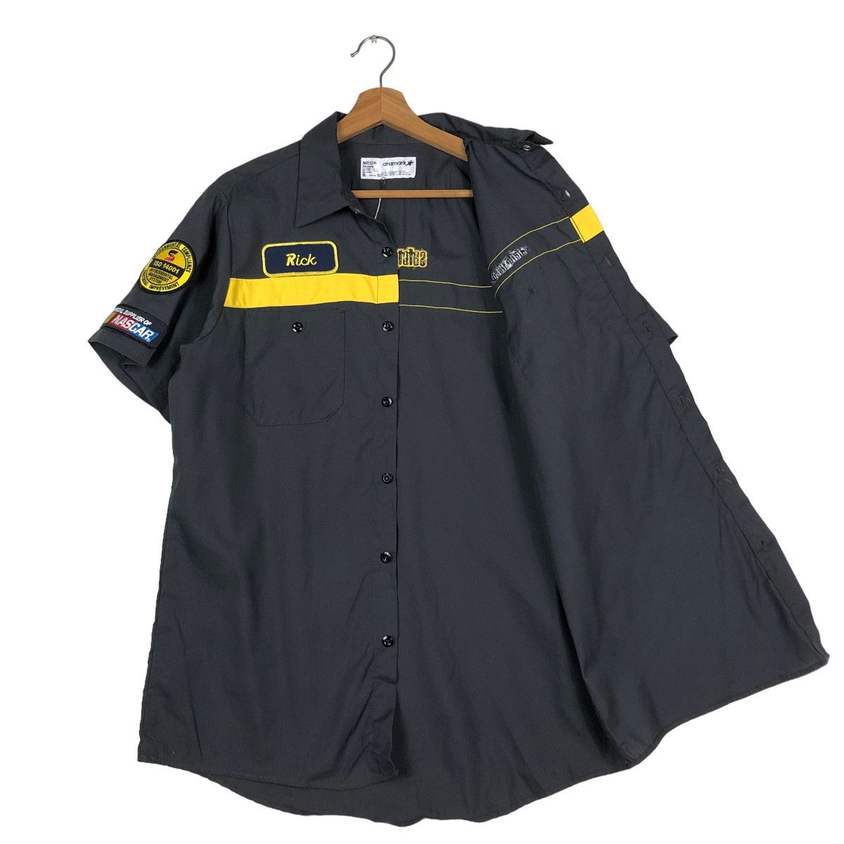 Japanese Brand 🔥Vintage Work Shirt Jacket Racing Nascar Big Logo Size US M / EU 48-50 / 2 - 13 Thumbnail