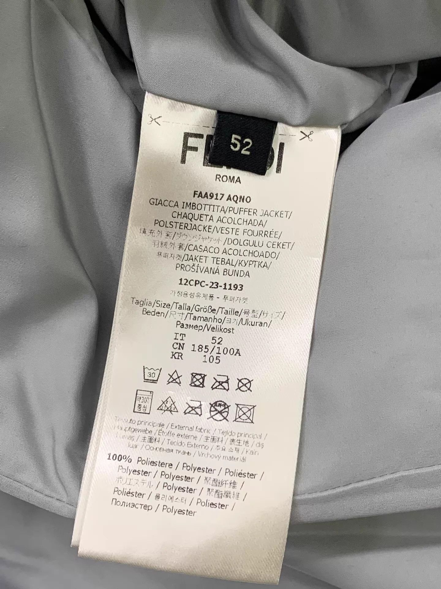 Fendi Fendi FF monogram double-faced jacket 52 mint Size US L / EU 52-54 / 3 - 6 Thumbnail