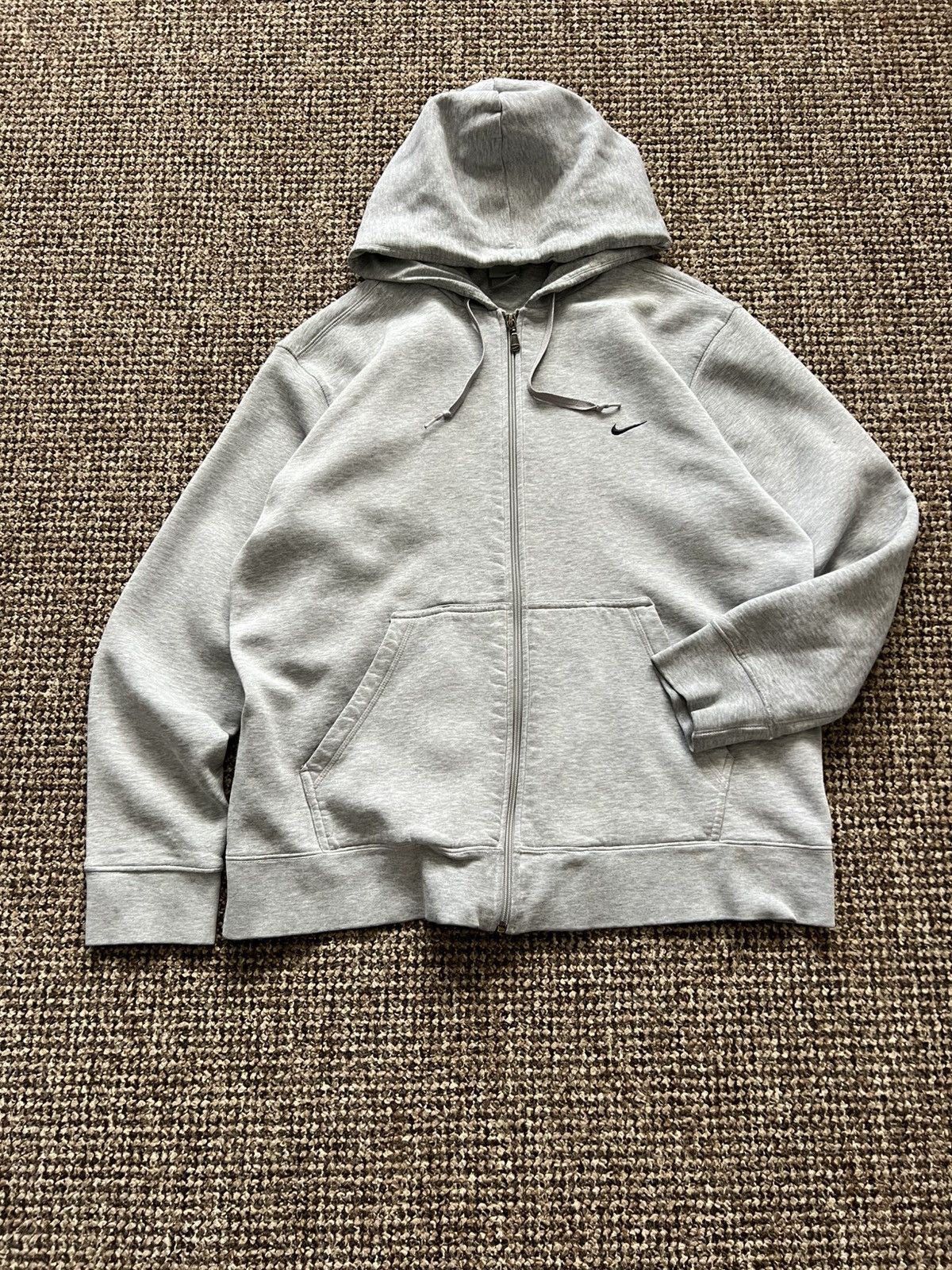 Nike Zip Hoodie Nike Vintage Basic Logo Outdoor Style 90s Drip Size US L / EU 52-54 / 3 - 2 Thumbnail