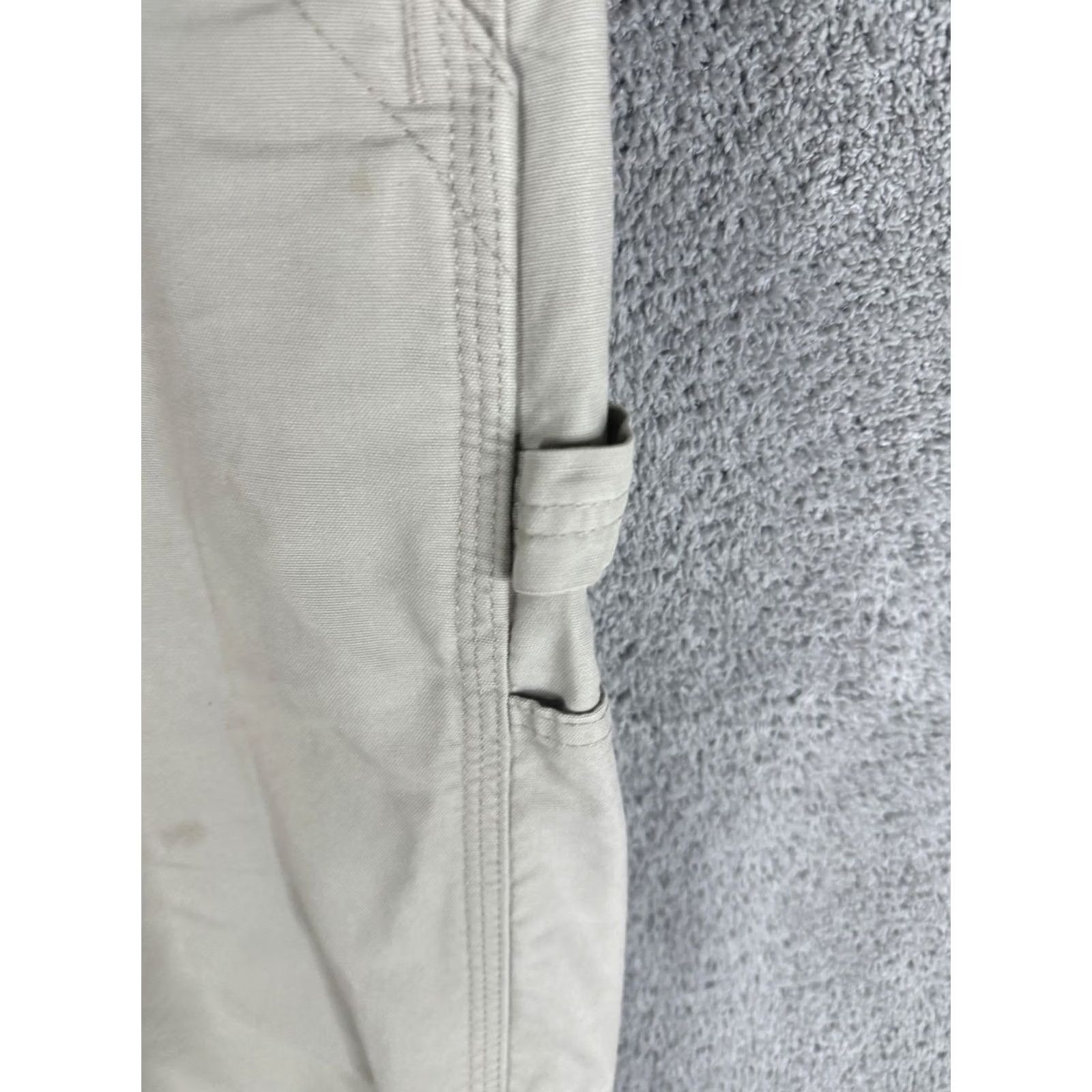 Carhartt Carhartt Pants Mens 36x30 Tan Canvas Work Dungaree Carpenter Utility Jeans B151 Size US 36 / EU 52 - 3 Thumbnail