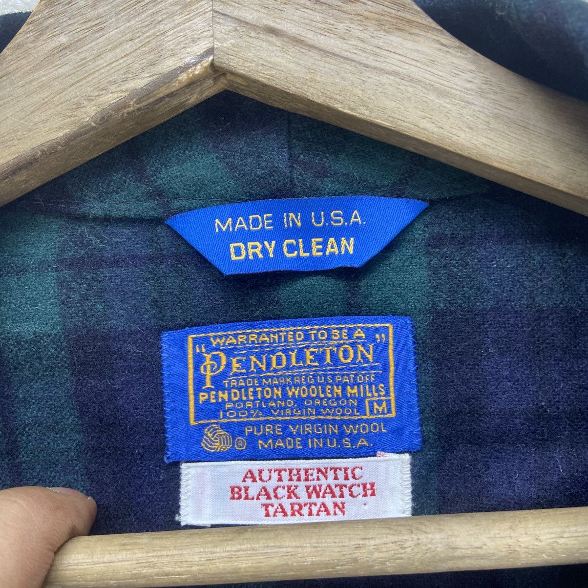 Pendleton Pendleton Woolen Mills Buttonless Black Watch Tartan Rope Size US M / EU 48-50 / 2 - 11 Thumbnail