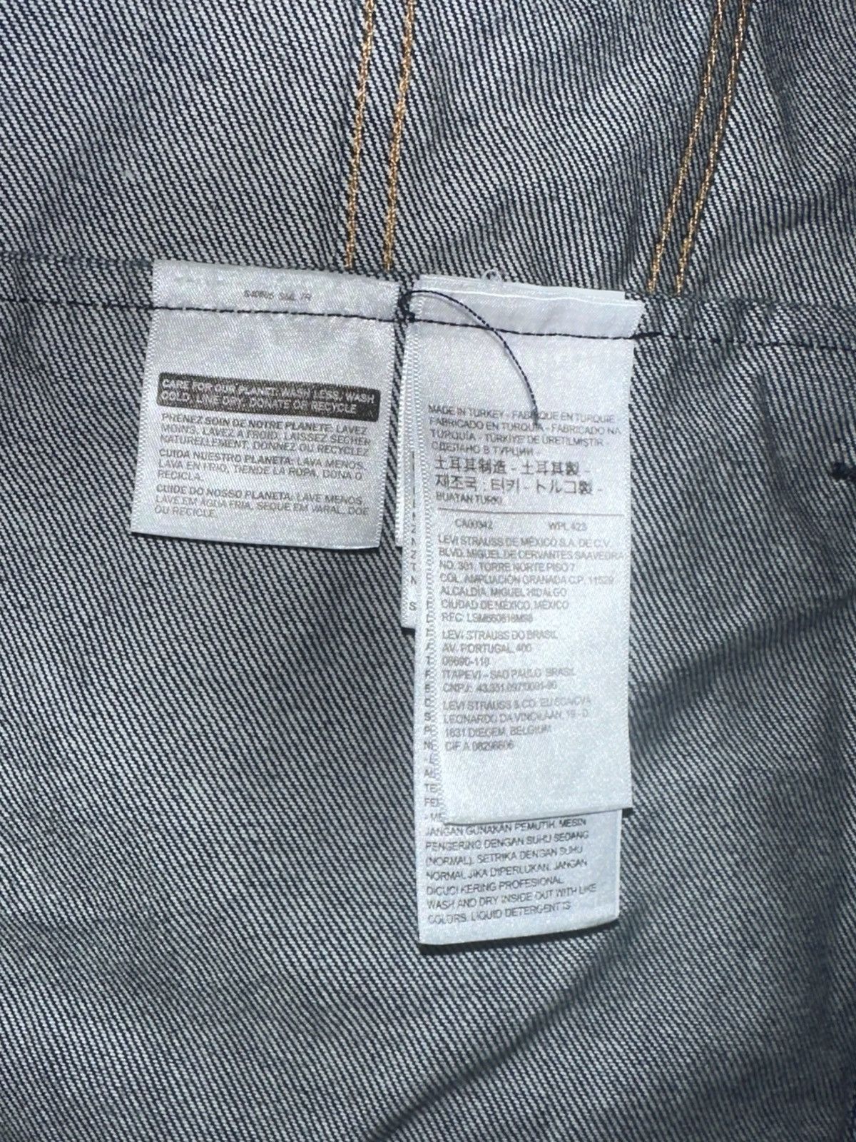 Bape × Levi's BAPE X LEVI’S SPLIT TRUCKER JACKET SIZE XL Size US XL / EU 56 / 4 - 7 Thumbnail