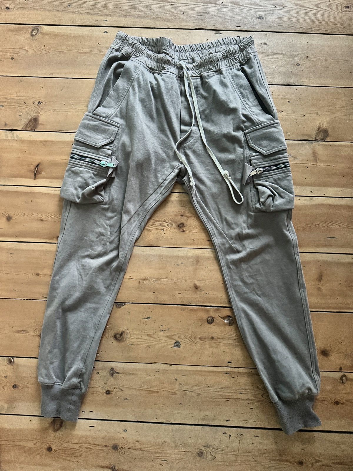 Rick Owens Mastadon joggers in dust Size US 34 / EU 50 - 1 Thumbnail