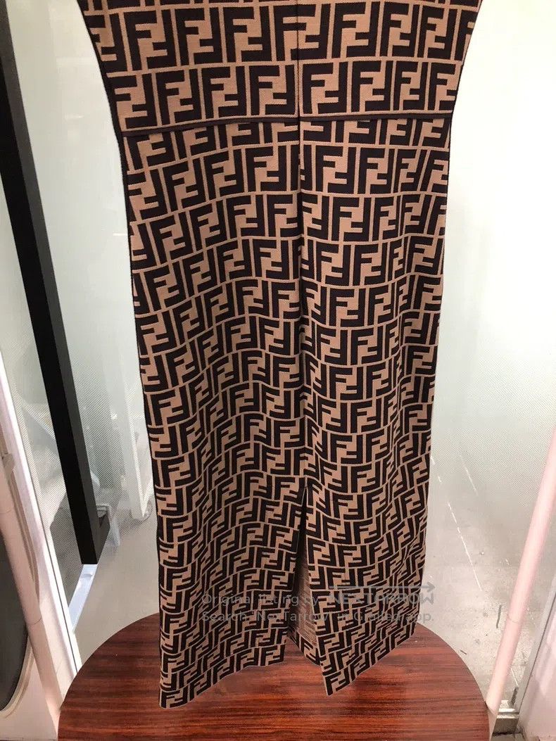 Fendi Fendi All-Print Dress Size XS / US 0-2 / IT 36-38 - 5 Thumbnail