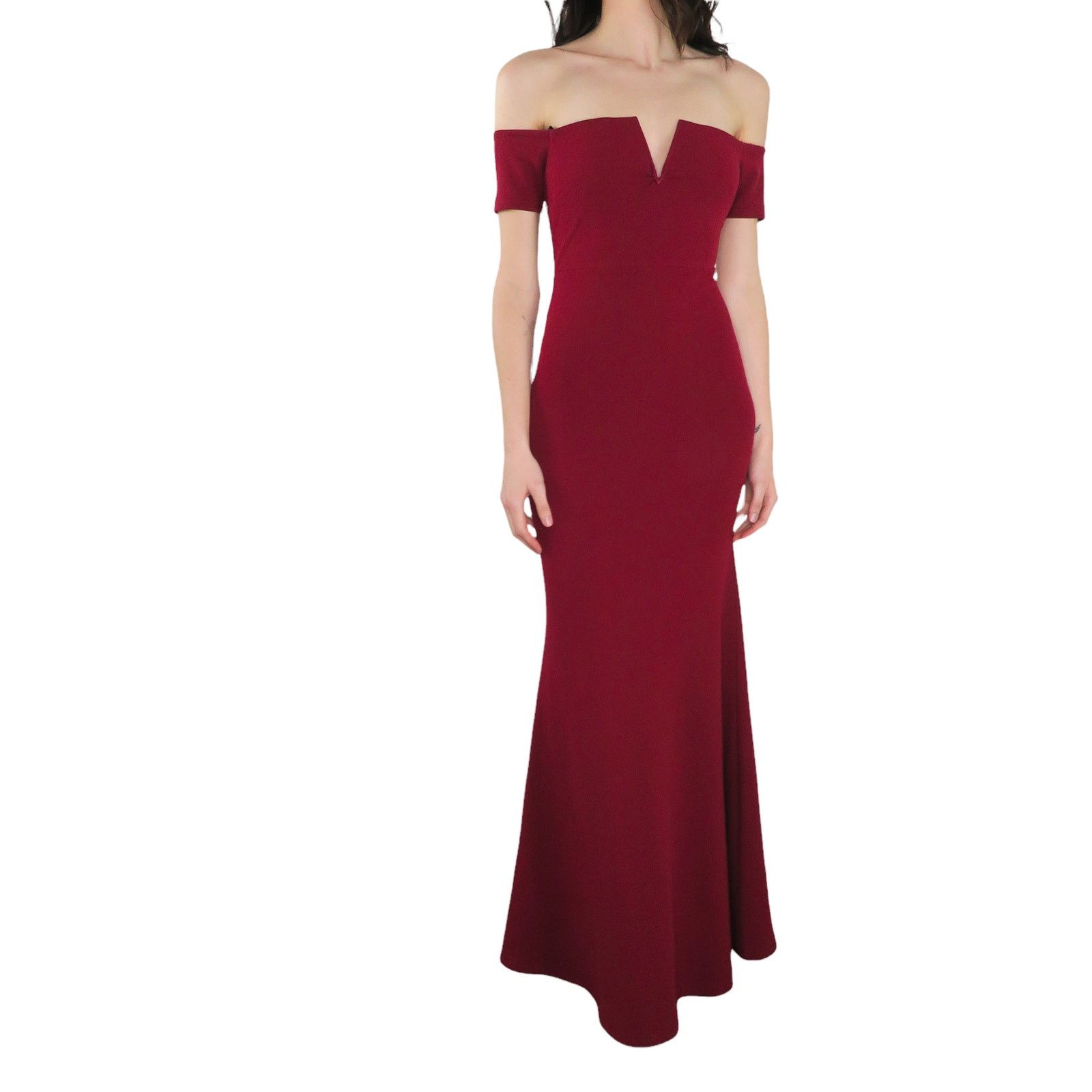 size 14w formal dresses Formal Black V-neck High Split Long Plus Size Prom Dress