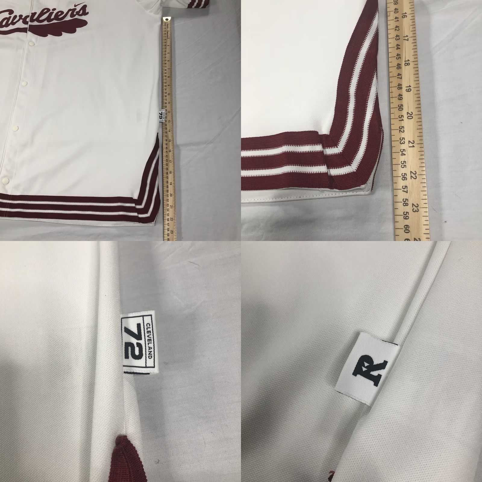 Nike Nike Team 4XL Warm Up Jacket Men Basketball Team 4XL White Full Button Throwback Nike Swoosh Adjusted? Size US XXL / EU 58 / 5 - 8 Thumbnail