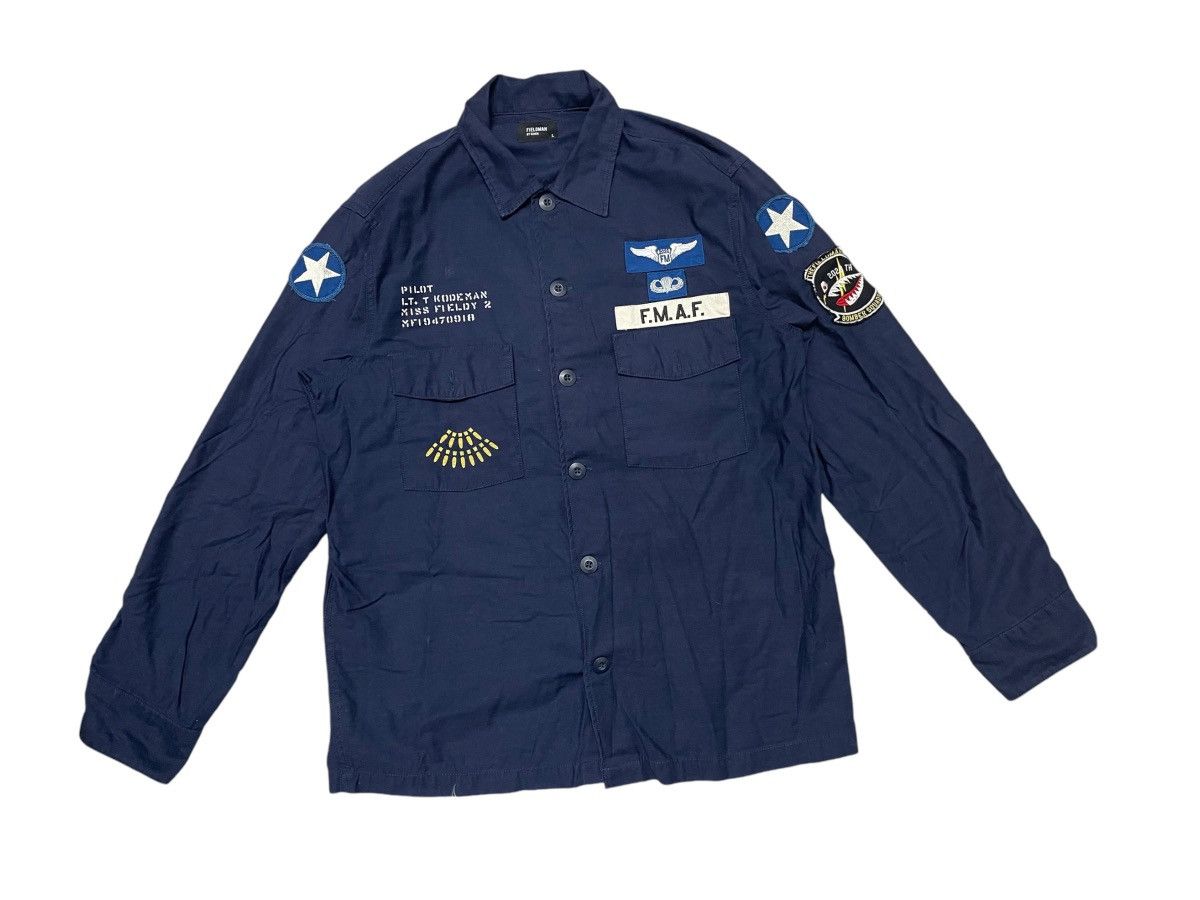 VINTAGE FIELDMAN BY EDWIN US AIRBONE MILITARY SHIRT