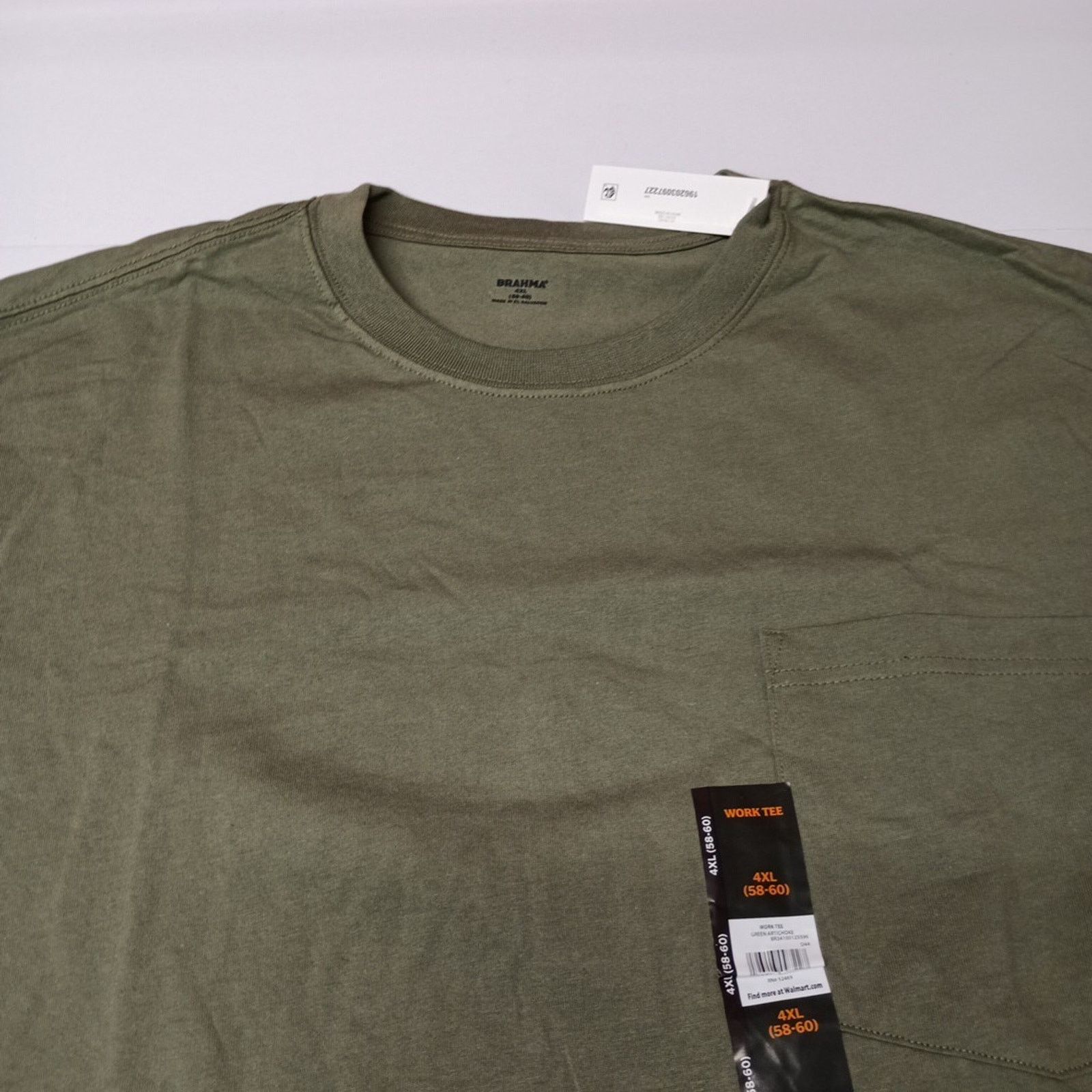 Other 2 Brahma Work T-Shirt 4XL 58-60 Green And Yellow Pocket Tee Size US XXL / EU 58 / 5 - 3 Thumbnail