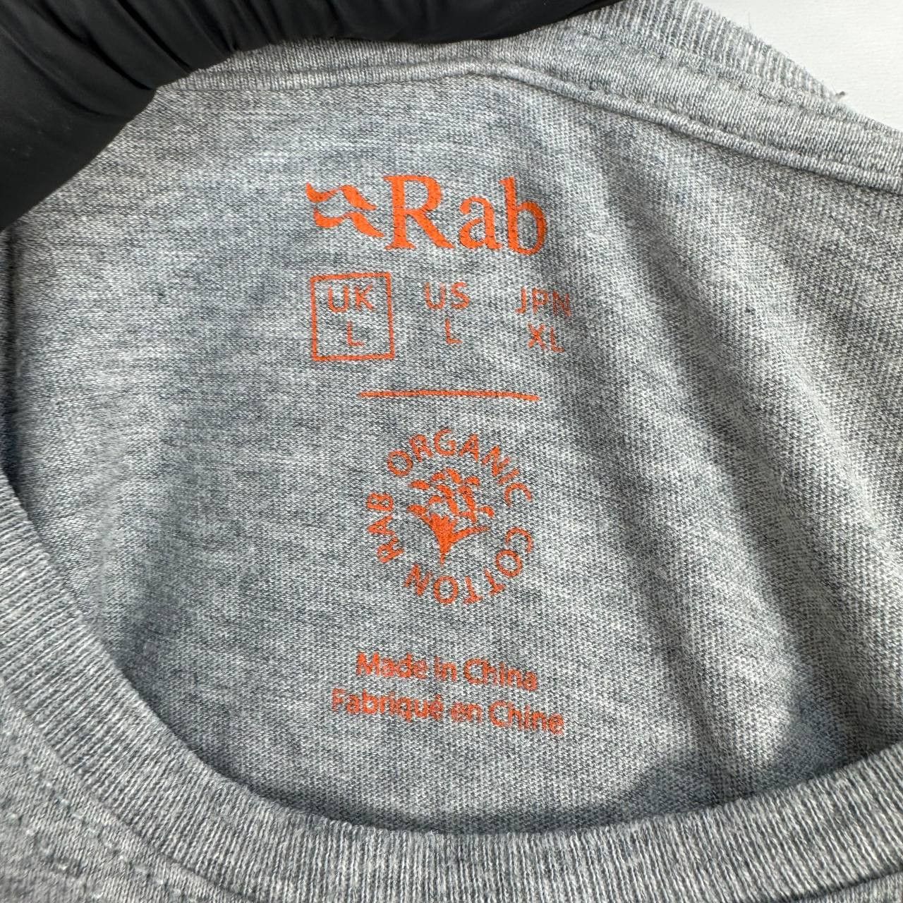 Rab Rab Finest Down Equipment Graphic T-Shirt Grey Mens Size L Size US L / EU 52-54 / 3 - 4 Thumbnail