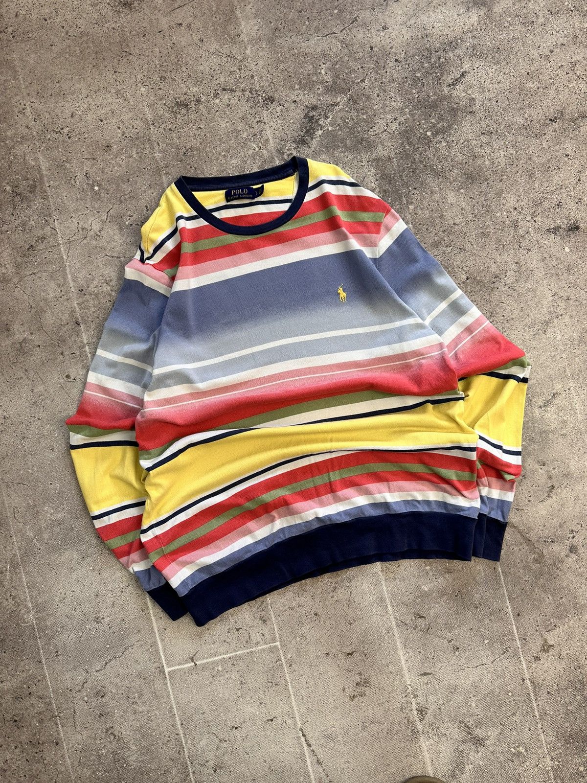 Polo Ralph Lauren × Ralph Lauren SALE💣💣 Polo Ralph Lauren Cable Knit wool blue sweater Size US L / EU 52-54 / 3 - 5 Thumbnail