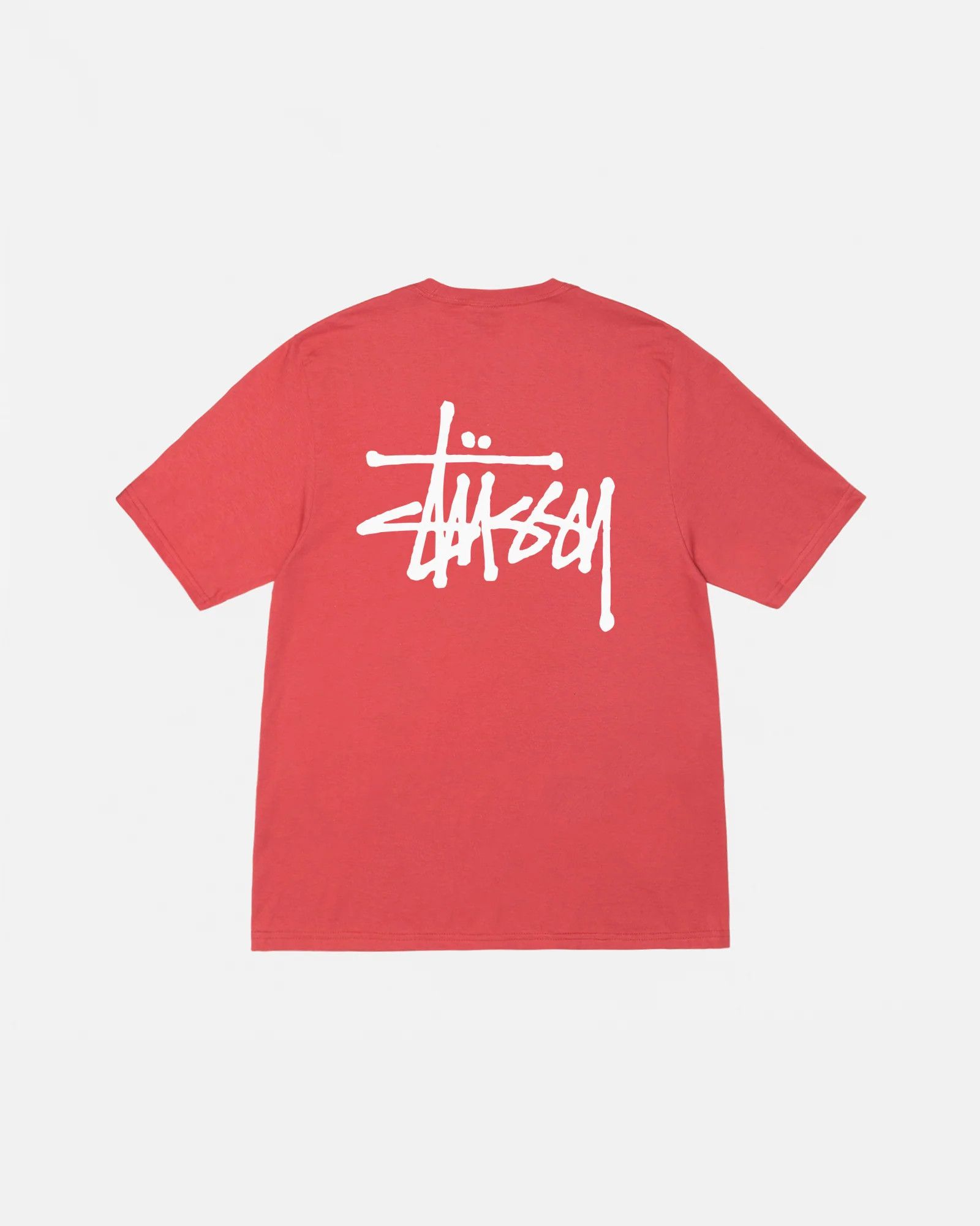 image of Hype x Stussy Stüssy Basic Tee Shirt Pepper - , Men's (Size 2XL)