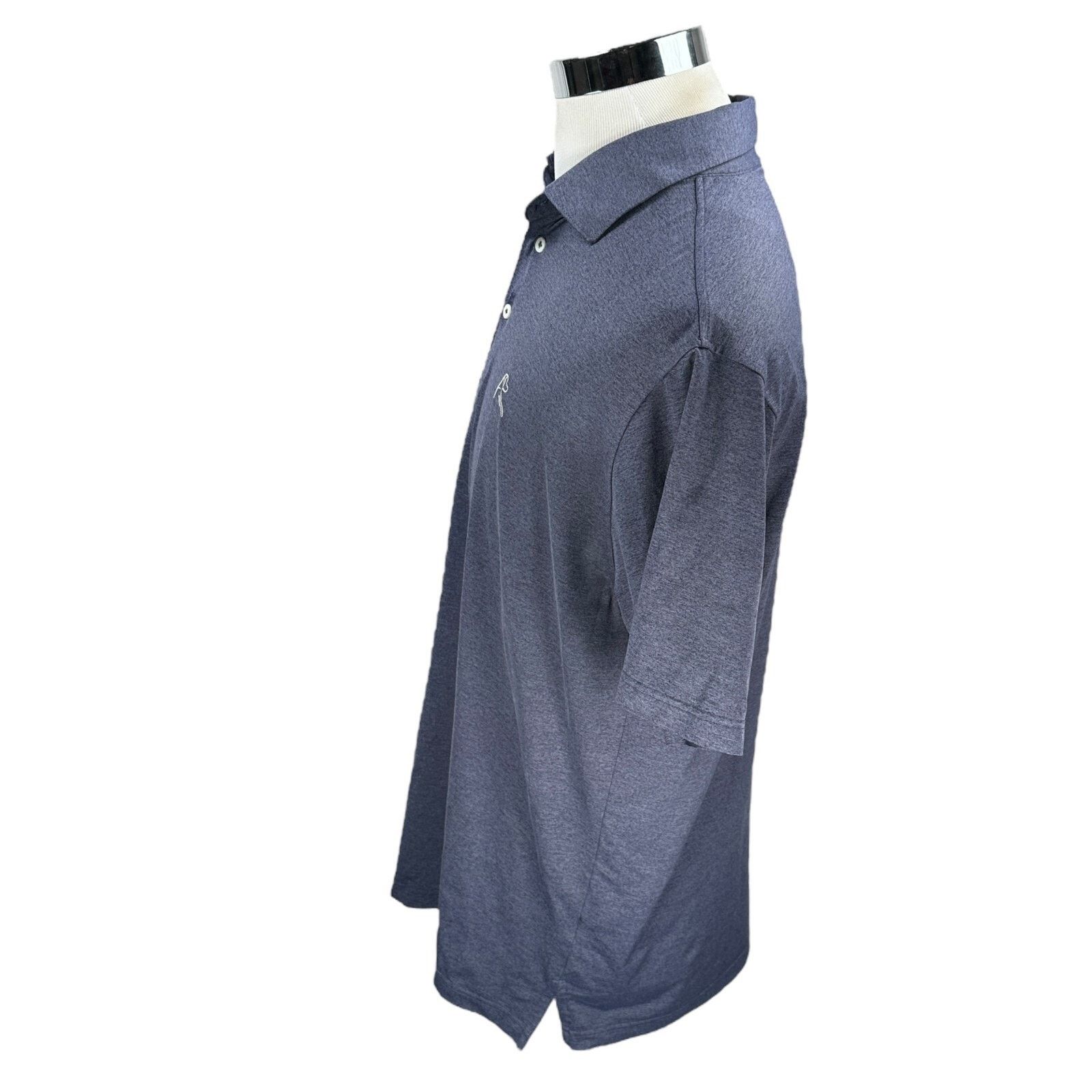 Other Rhoback Polo Shirt Men’s Large Heathered Blue Stretch Golf Size US L / EU 52-54 / 3 - 4 Thumbnail