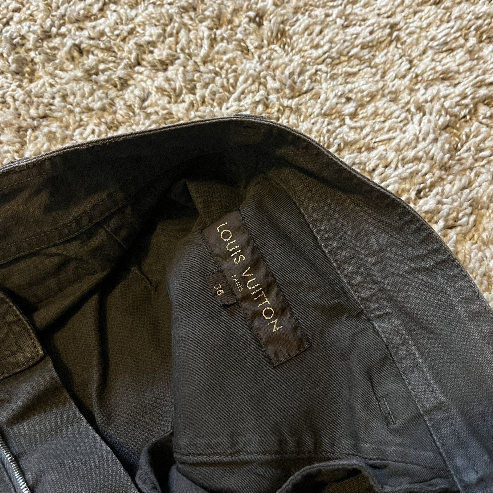 Louis Vuitton RARE Louis Vuitton Double Knee Carpenter Cargo Brown Pants Size US 30 / EU 46 - 5 Thumbnail