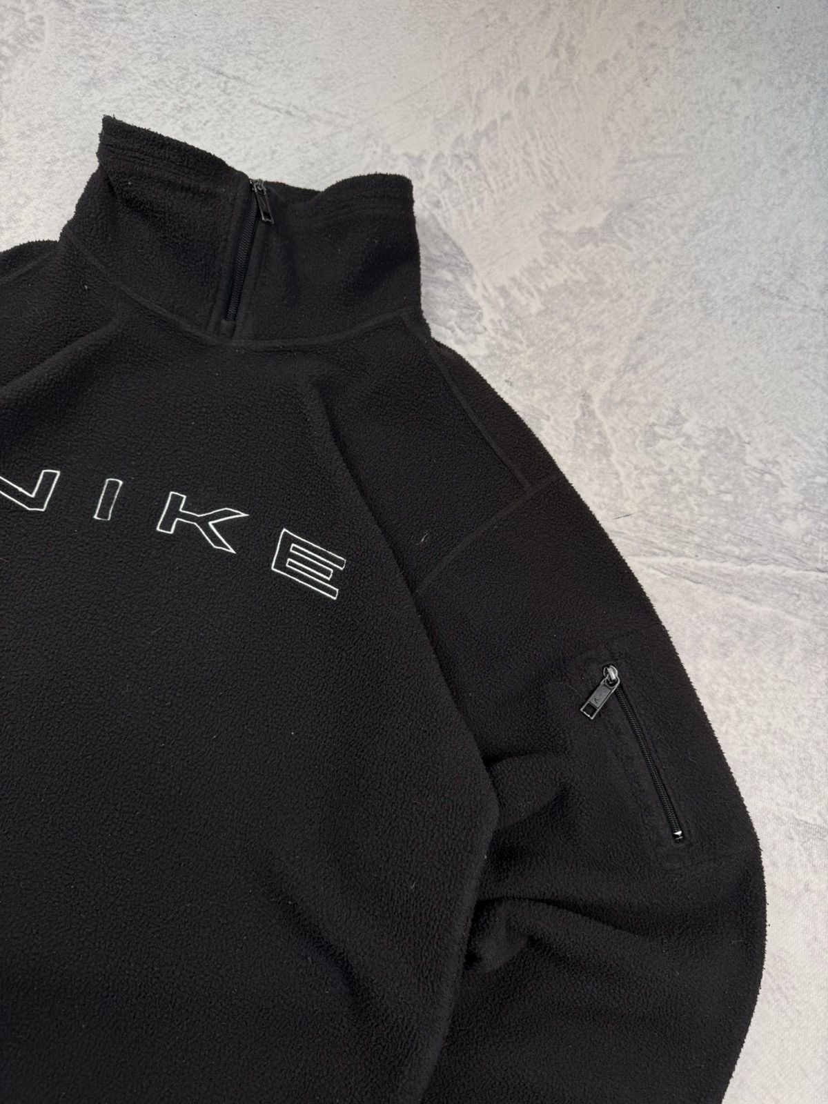 Nike × Vintage NIKE TEDDY FLEECE VINTAGE CENTER OVERSIZE BOXY SWEATSHIRT Size US S / EU 44-46 / 1 - 4 Thumbnail