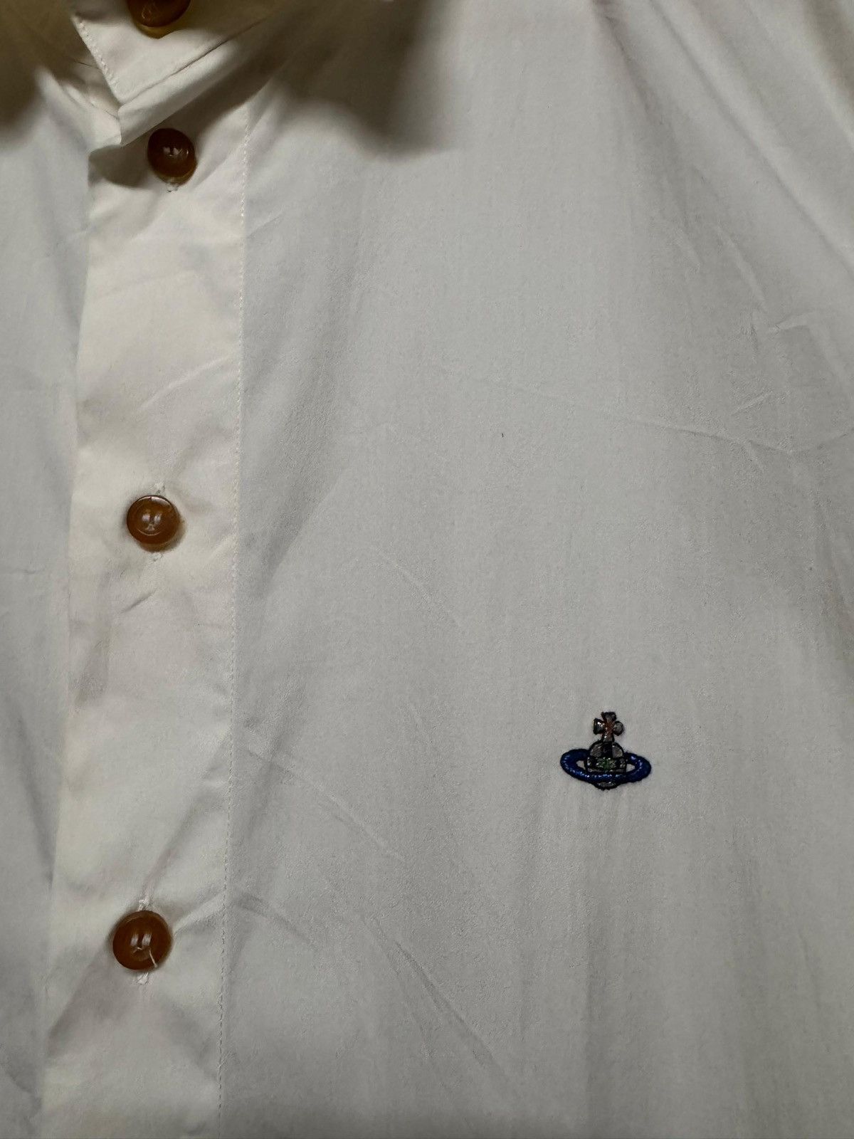 Vivienne Westwood Vivienne Westwood Man Embroidery Orb Logo Shirt Size US M / EU 48-50 / 2 - 5 Thumbnail