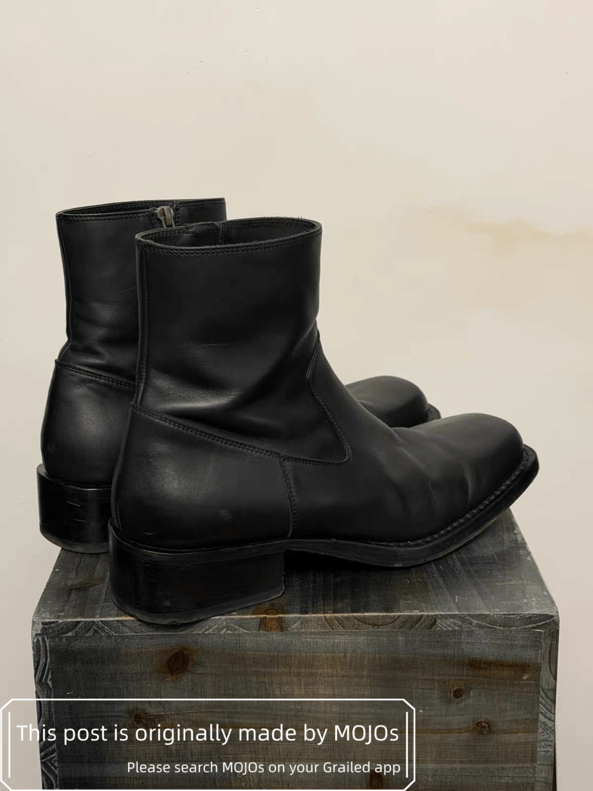 Ann Demeulemeester Sz 44 Ann Demeulemeester Square Combat Boots mojos3221 Size US 11 / EU 44 - 4 Thumbnail