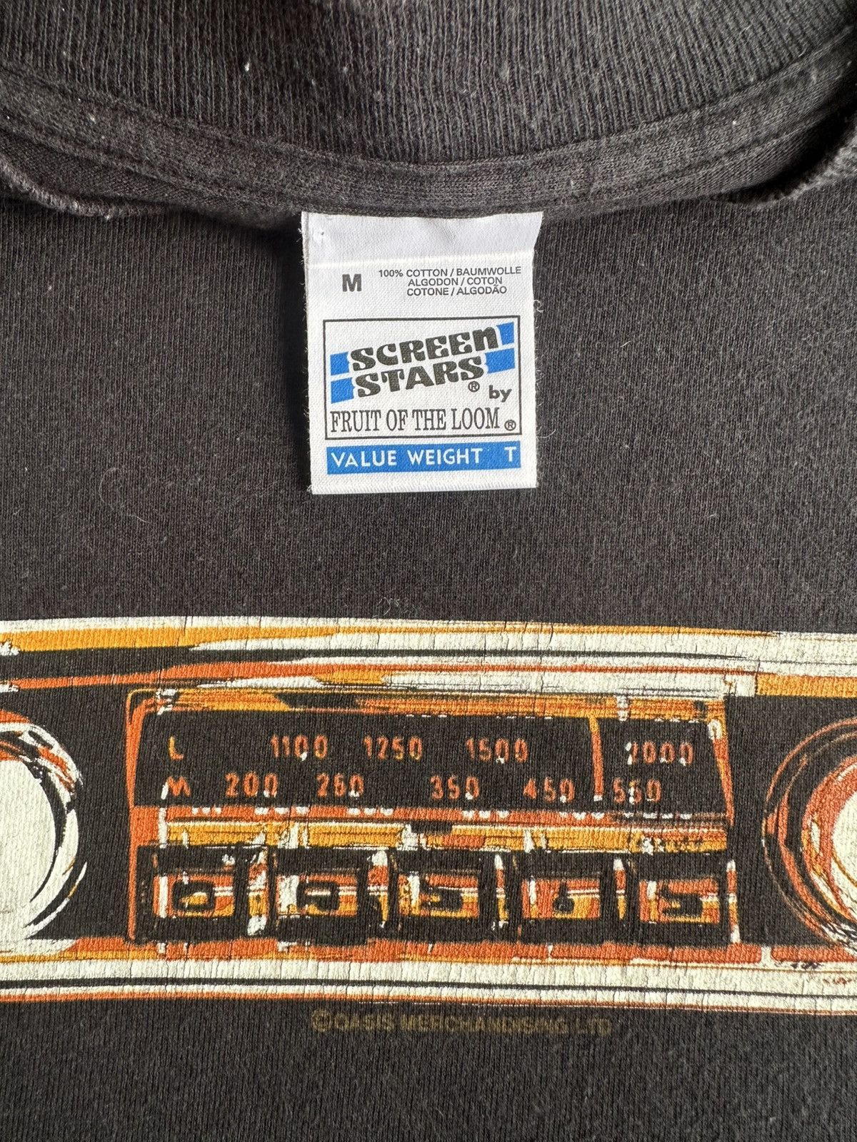 Band Tees Vintage 90’s Oasis Stereo Graphic Art Britpop Band Tees Euro Size US L / EU 52-54 / 3 - 3 Thumbnail