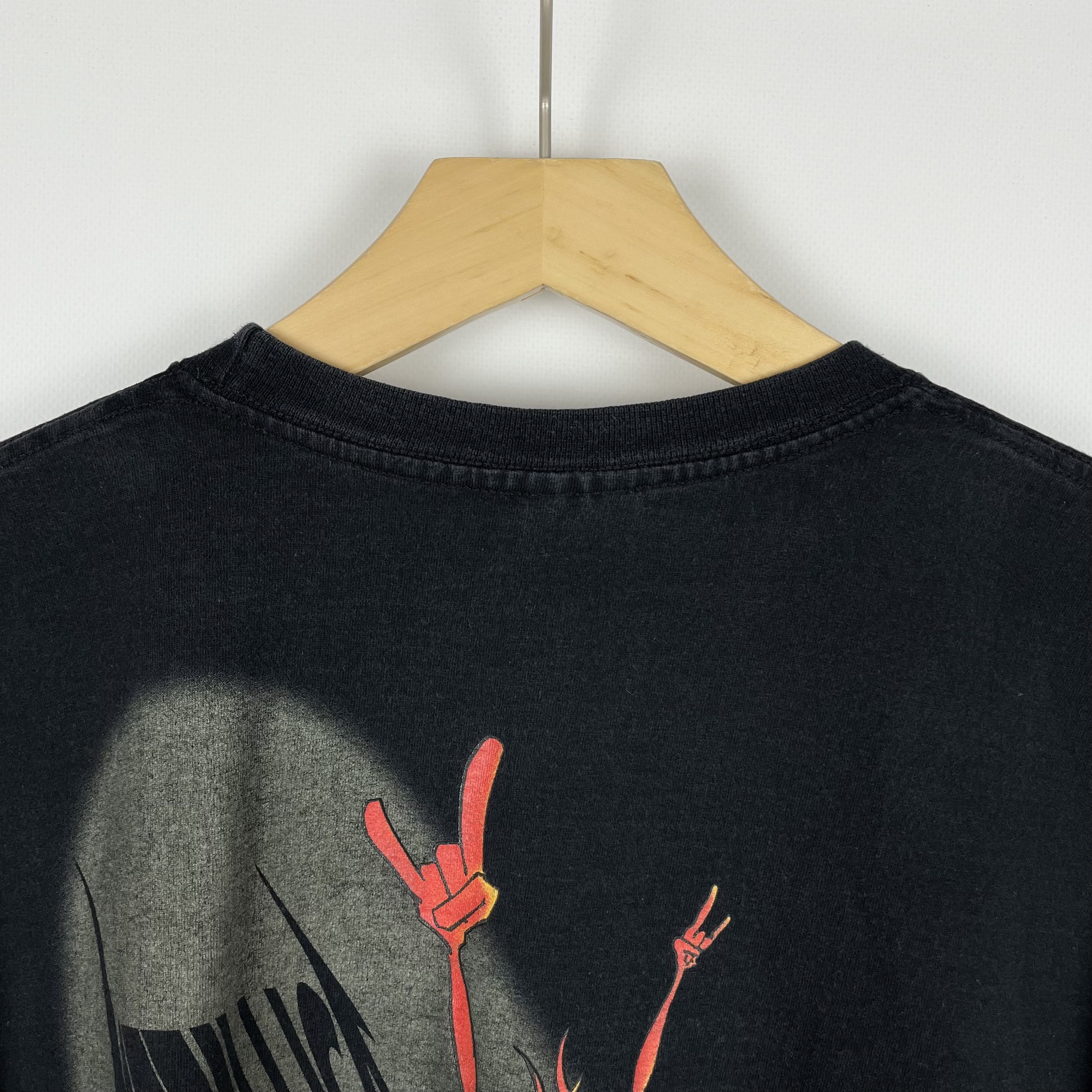 Band Tees Vintage Metallica Fireman Rare Rock Band T Shirt 00’s Size US XL / EU 56 / 4 - 7 Thumbnail