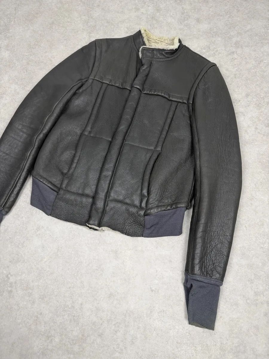 Rick Owens Rick Owens Premium Black Shearling Leather Jacket Size US M / EU 48-50 / 2 - 6 Thumbnail