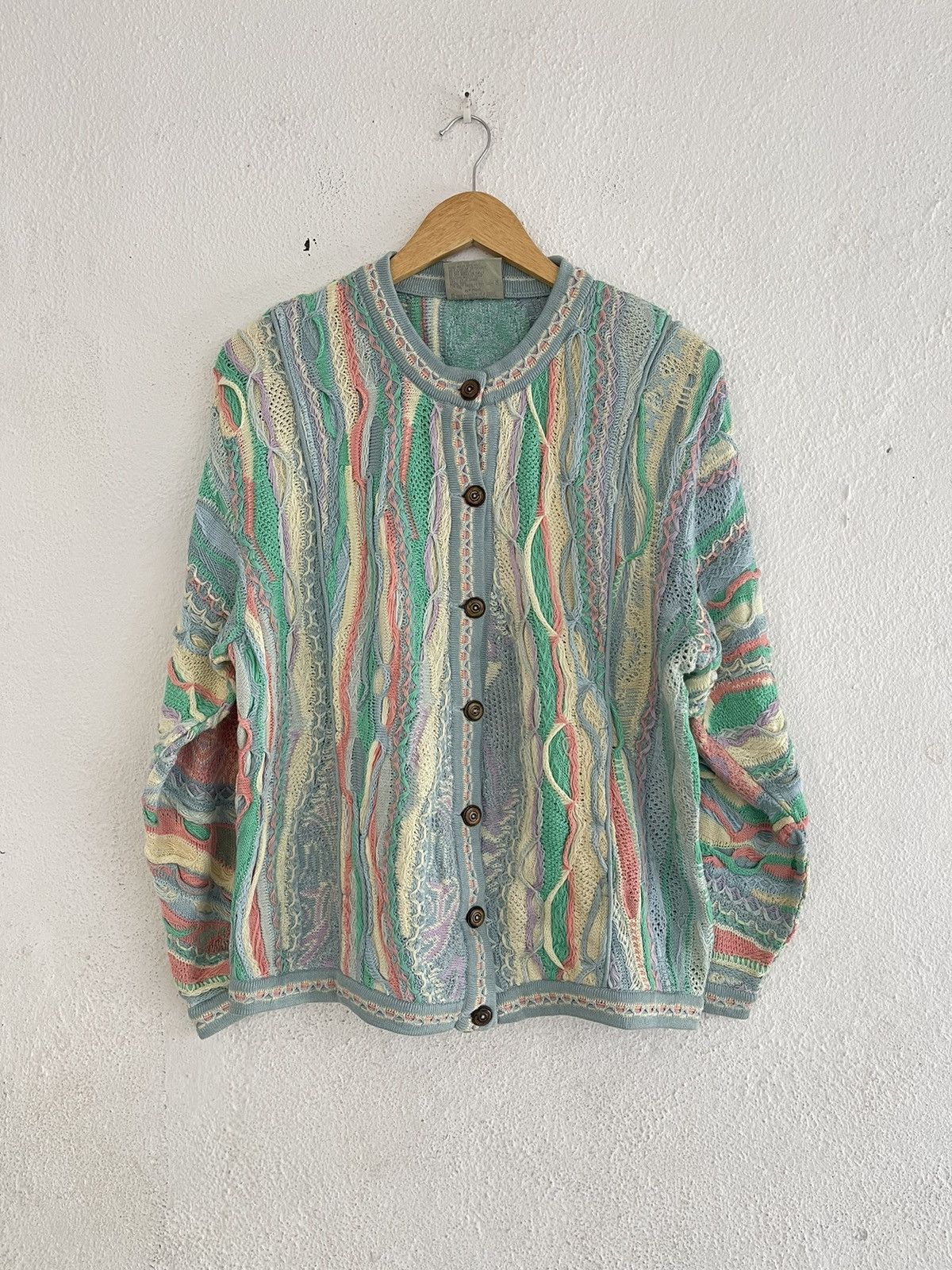 Coogi Coogi Mercerised Button Knitwear Size US S / EU 44-46 / 1 - 1 Thumbnail