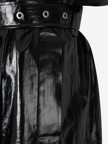 Jil Sander o1loc1c0426 Linen Gabardine Coat in Black Size S / US 4 / IT 40 - 5 Thumbnail