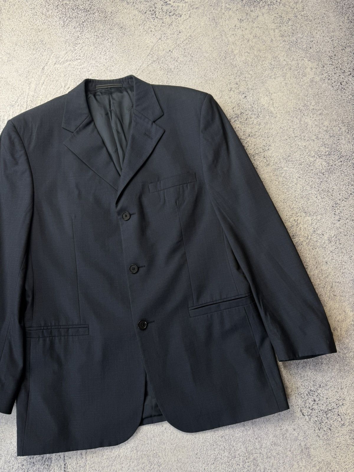 Vintage Vintage Versace Classic Black Blazer Luxury Y2K Size 48R - 7 Thumbnail
