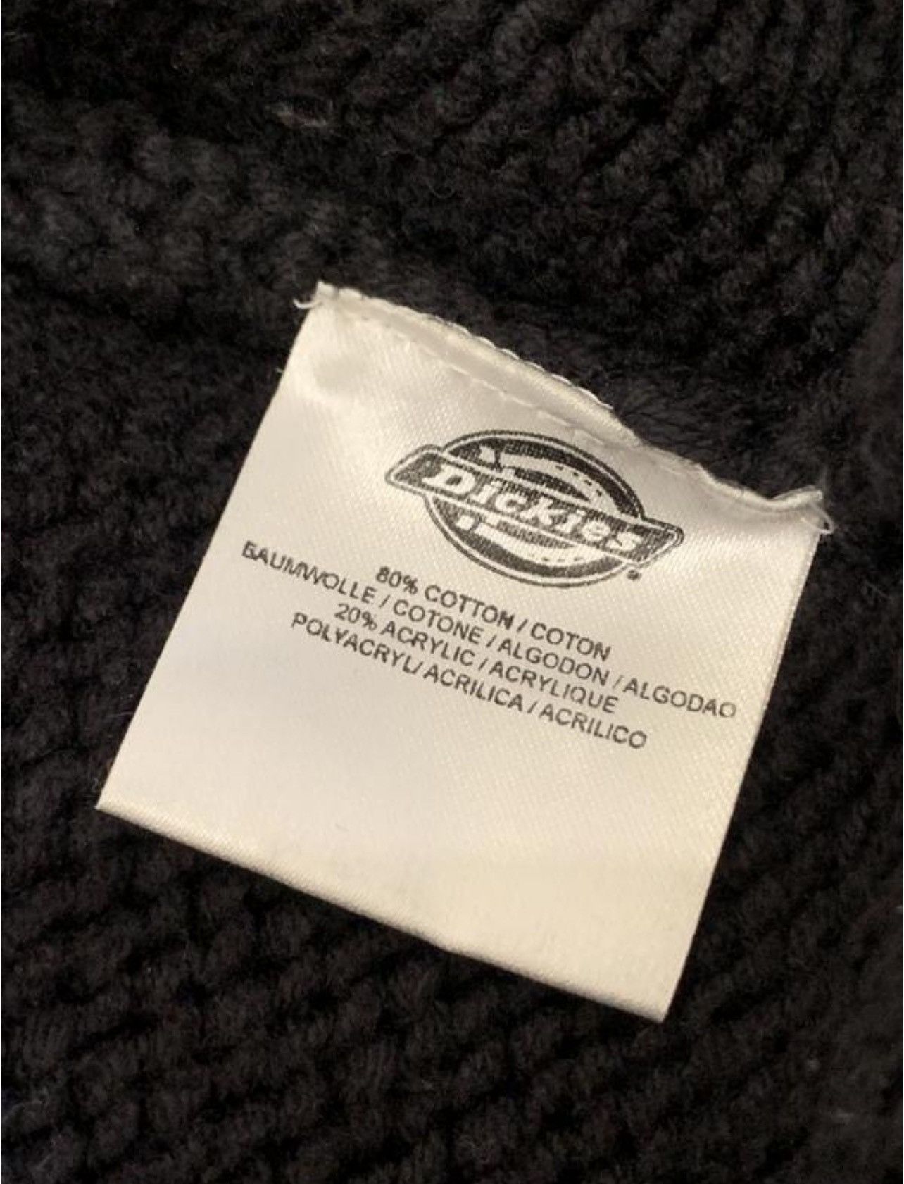 Dickies Dickies zip up sweater jumper black vintage Size US XL / EU 56 / 4 - 9 Thumbnail