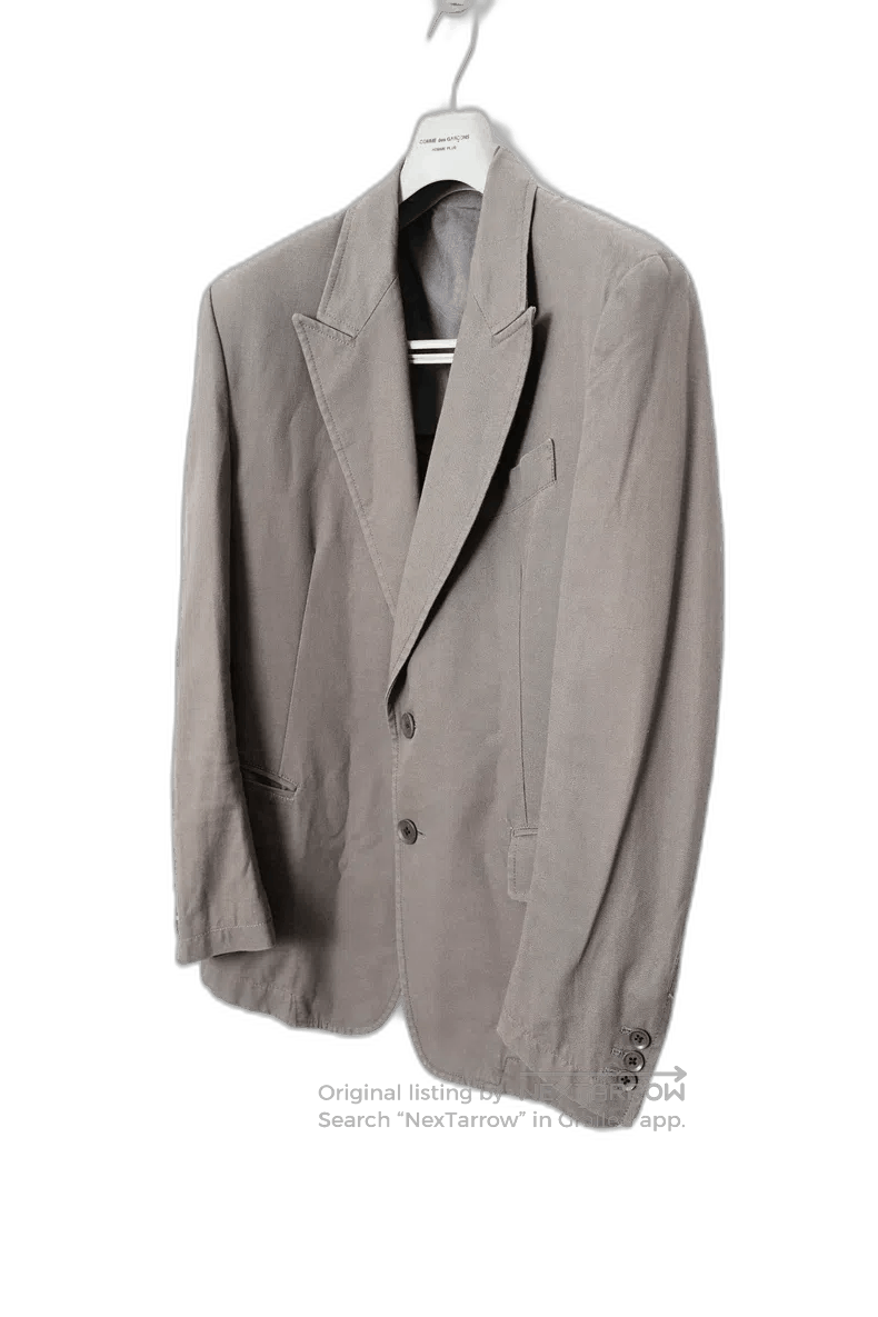 Yohji Yamamoto Yohji Yamamoto Gray Blazer Jacket Size US M / EU 48-50 / 2 - 1 Thumbnail