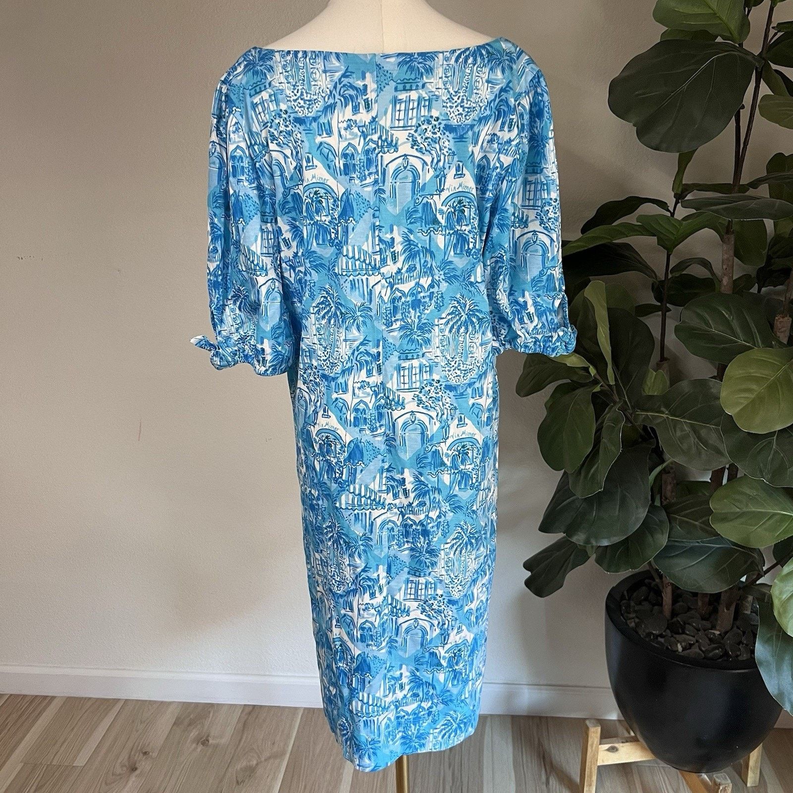 Lilly Pulitzer NWT Lilly Pulitzer XL Easley Dress Sunny State Of Mind Size XL / US 12-14 / IT 48-50 - 7 Thumbnail