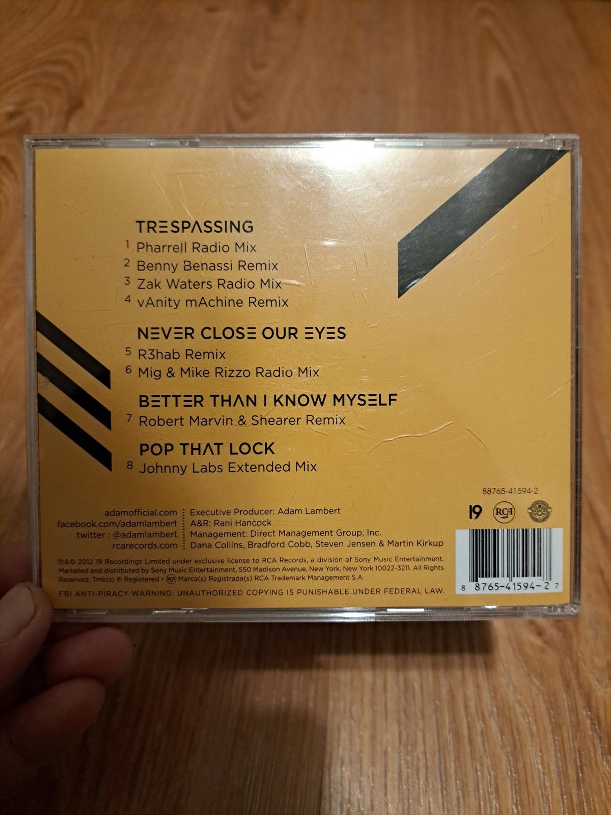 Other COMPLETE Adam Lambert Trespassing EP CD Great Condition Size ONE SIZE - 2 Thumbnail