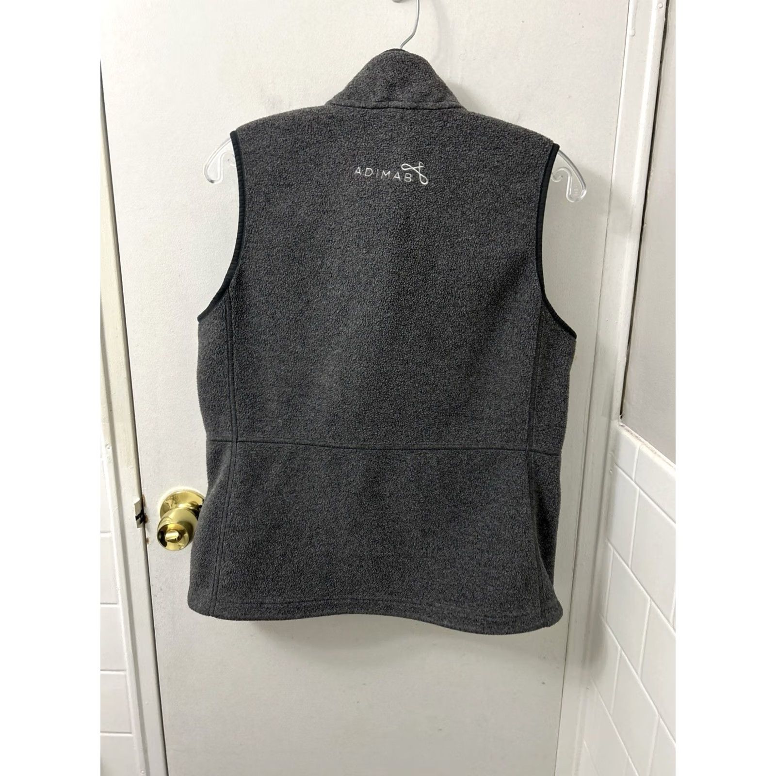 Vintage LL Bean Mountain Classic Fleece Vest Womens Medium Gray Full Zip Jacket 505383 Size M / US 6-8 / IT 42-44 - 5 Thumbnail