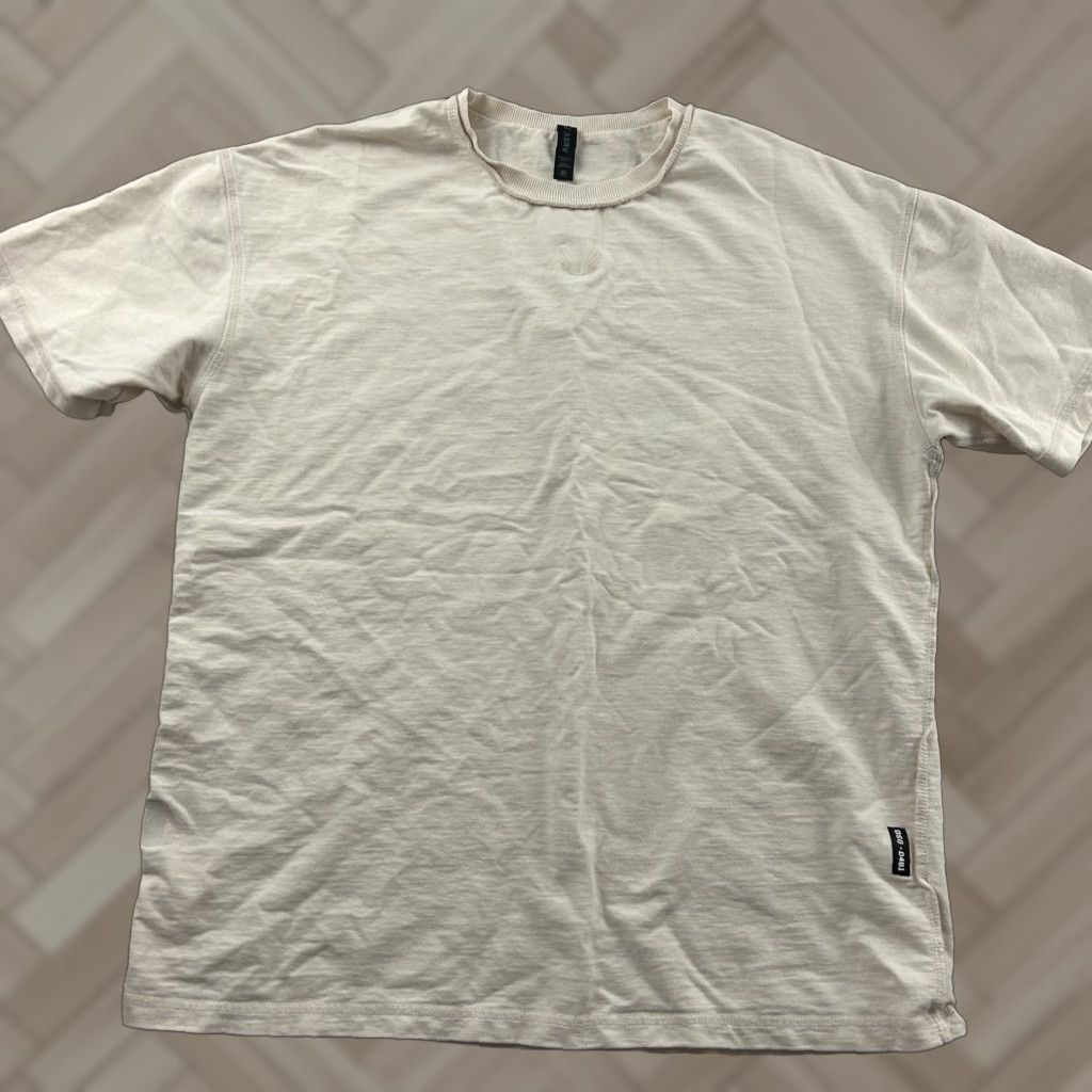 ASRV ASRV Short Sleeve T-Shirt Men's M Ivory Cream Shirt Size US M / EU 48-50 / 2 - 1 Thumbnail