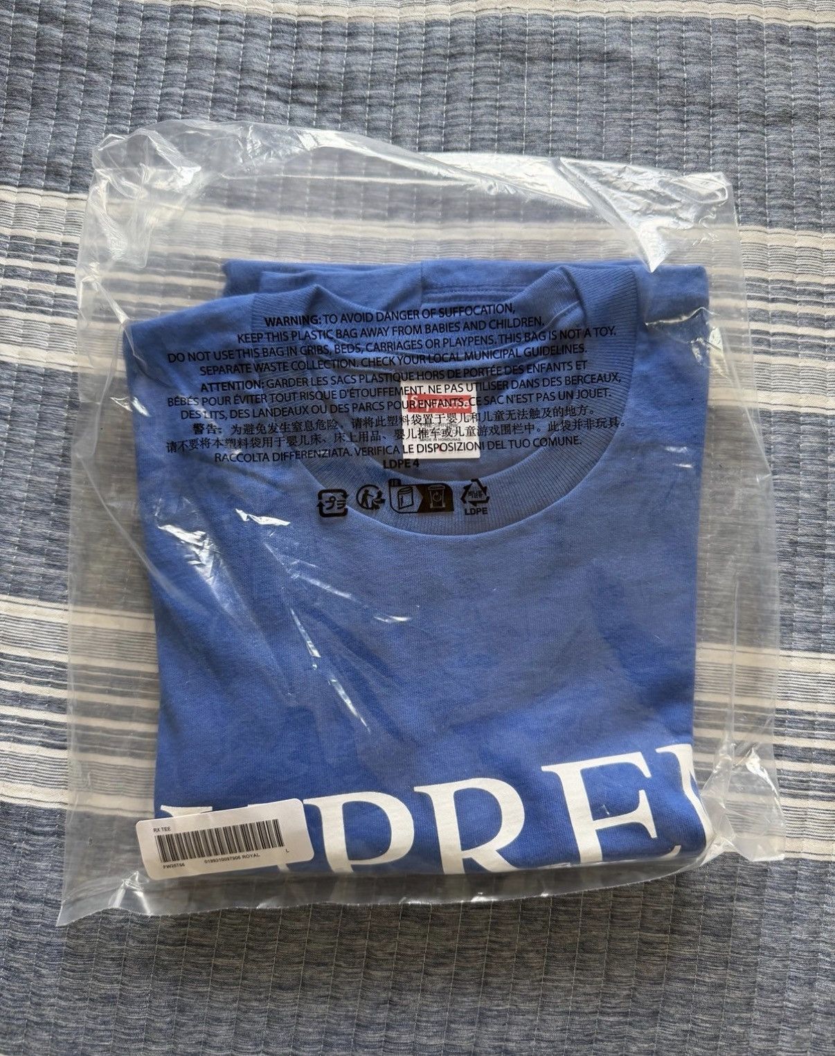 Supreme Supreme RX Tee Royal (L) Size US L / EU 52-54 / 3 - 1 Thumbnail