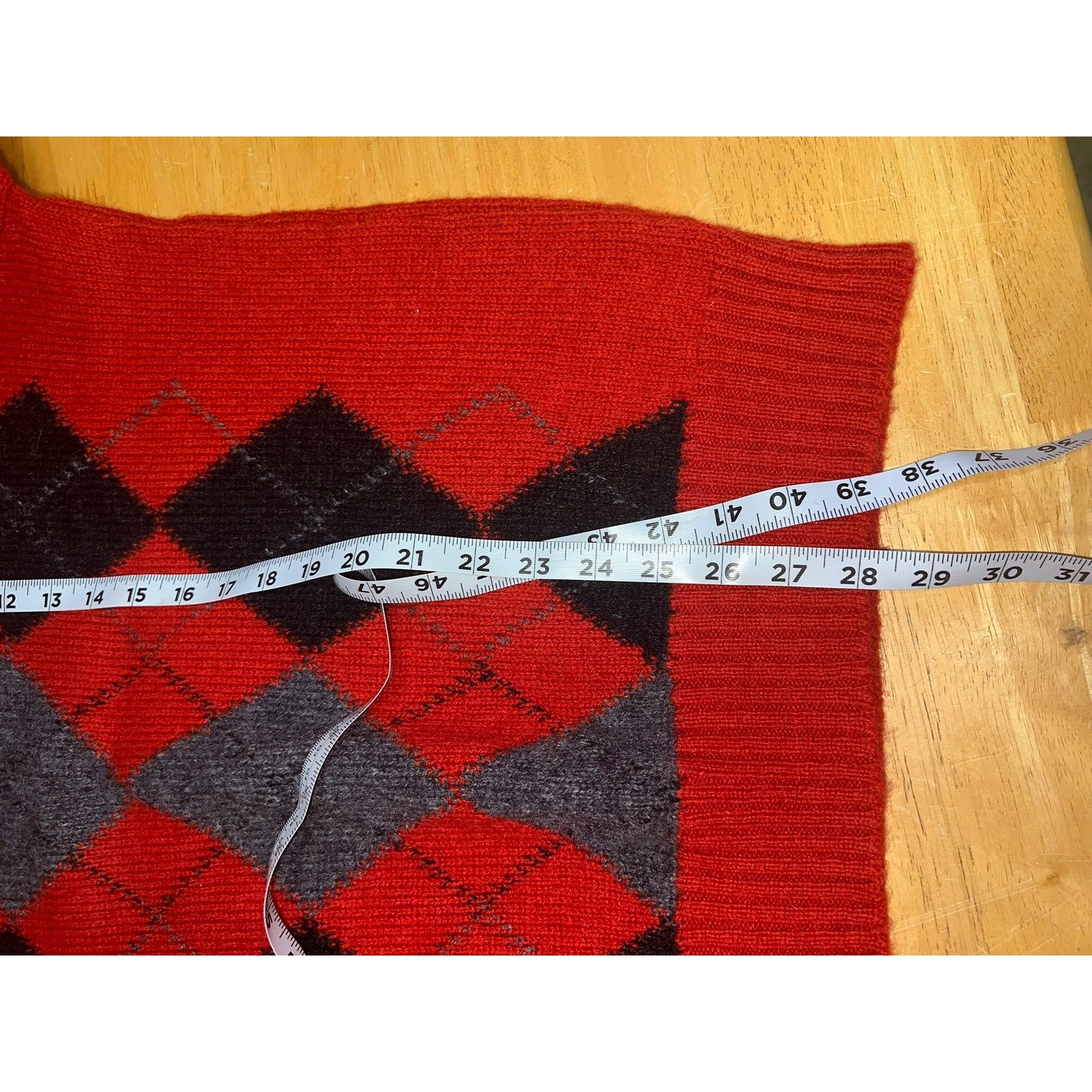Vintage Vintage Red Wool Sweater Cooper & Roe Nottingham England L Size US L / EU 52-54 / 3 - 10 Thumbnail