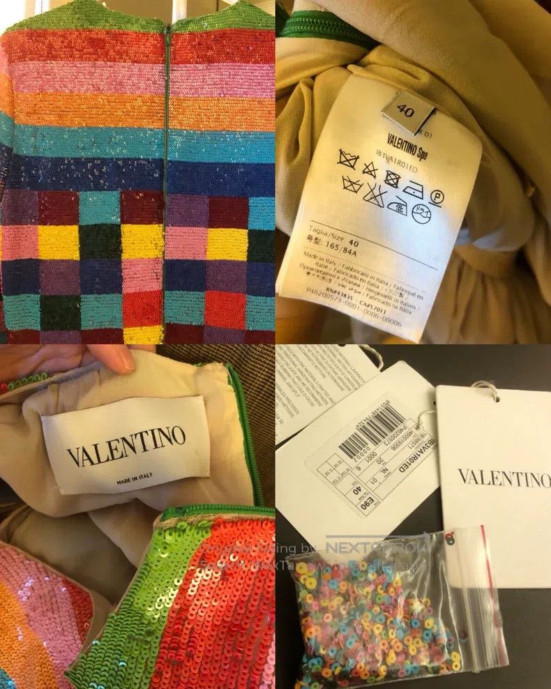 Valentino Valentino Rainbow sequin dress Size M / US 6-8 / IT 42-44 - 6 Thumbnail