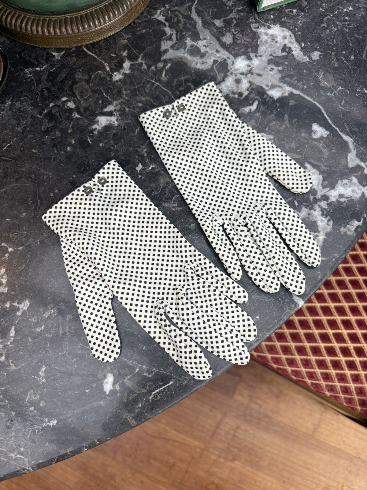 Vintage Vintage gloves Size ONE SIZE - 2 Thumbnail