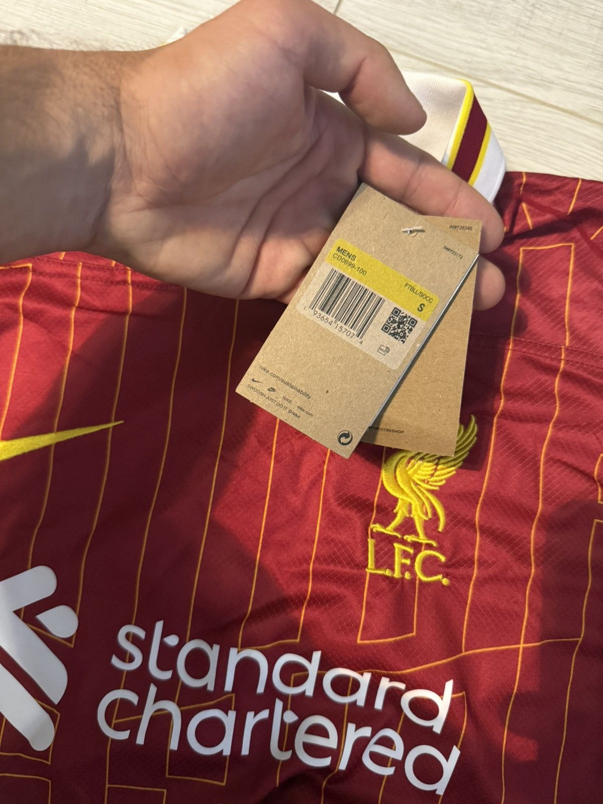 Nike #7 Luiz Diaz Liverpool nike 2025 kit soccer jersey shirt Size US S / EU 44-46 / 1 - 4 Thumbnail