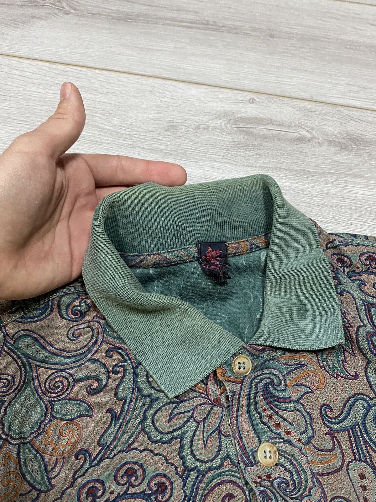 Etro Etro vintage bandana polo buttons patterns Size US M / EU 48-50 / 2 - 6 Thumbnail