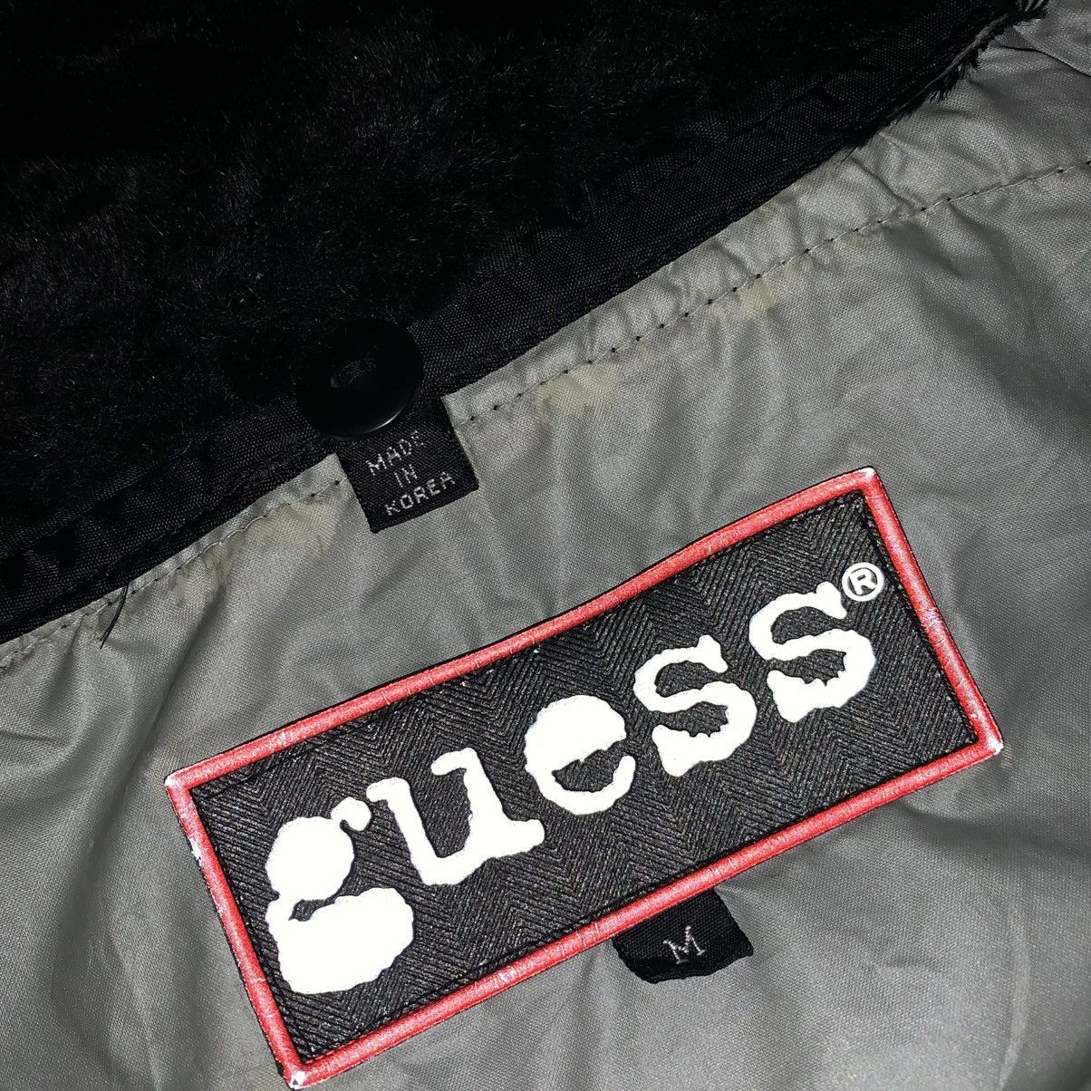 Guess 2000s Guess Vast Puffy Fur Reflective Y2k Winter Style Size US M / EU 48-50 / 2 - 11 Thumbnail