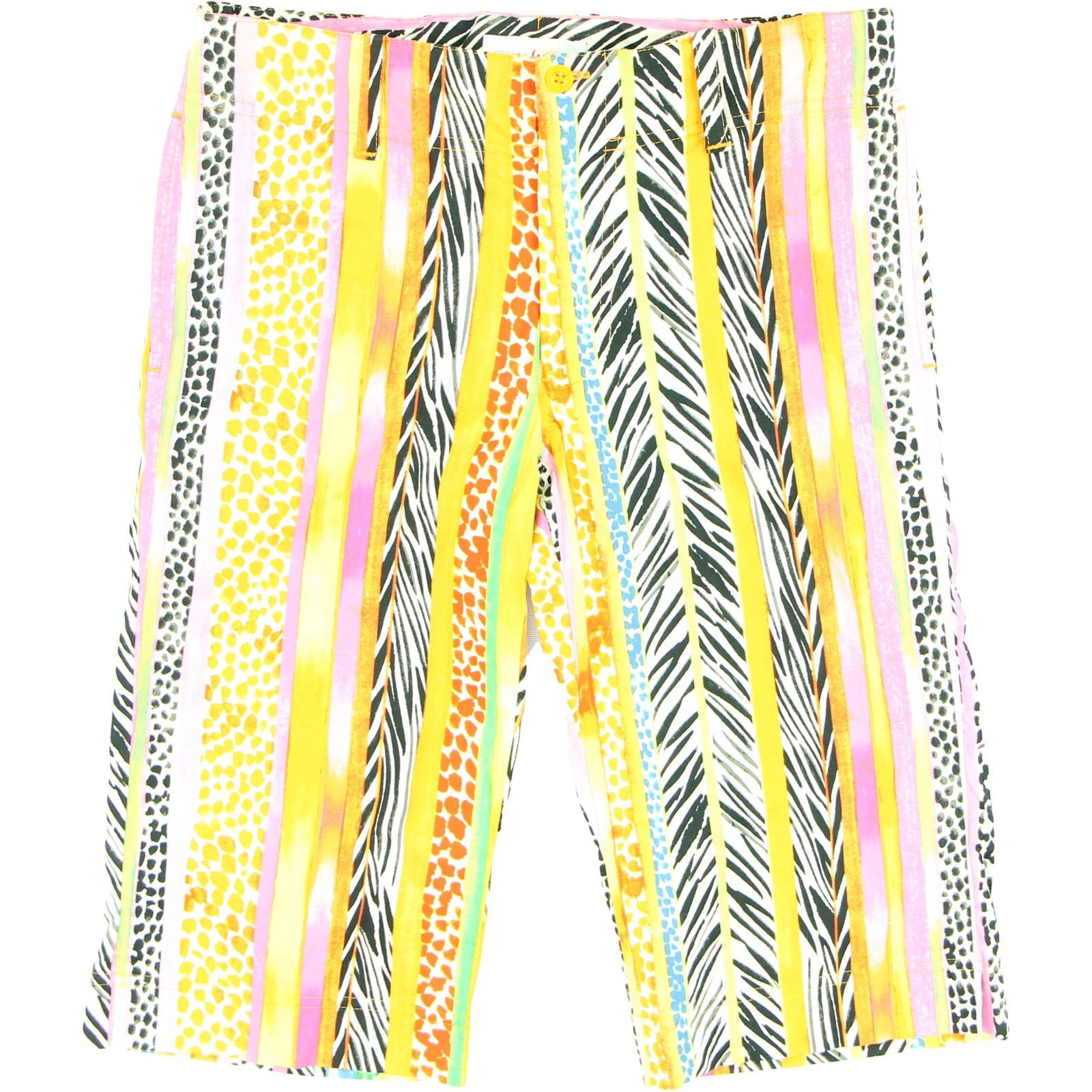 Jams World Vintage Jams World Leopard Zebra Print Neon Hawaiian Shorts Size US 30 / EU 46 - 1 Thumbnail